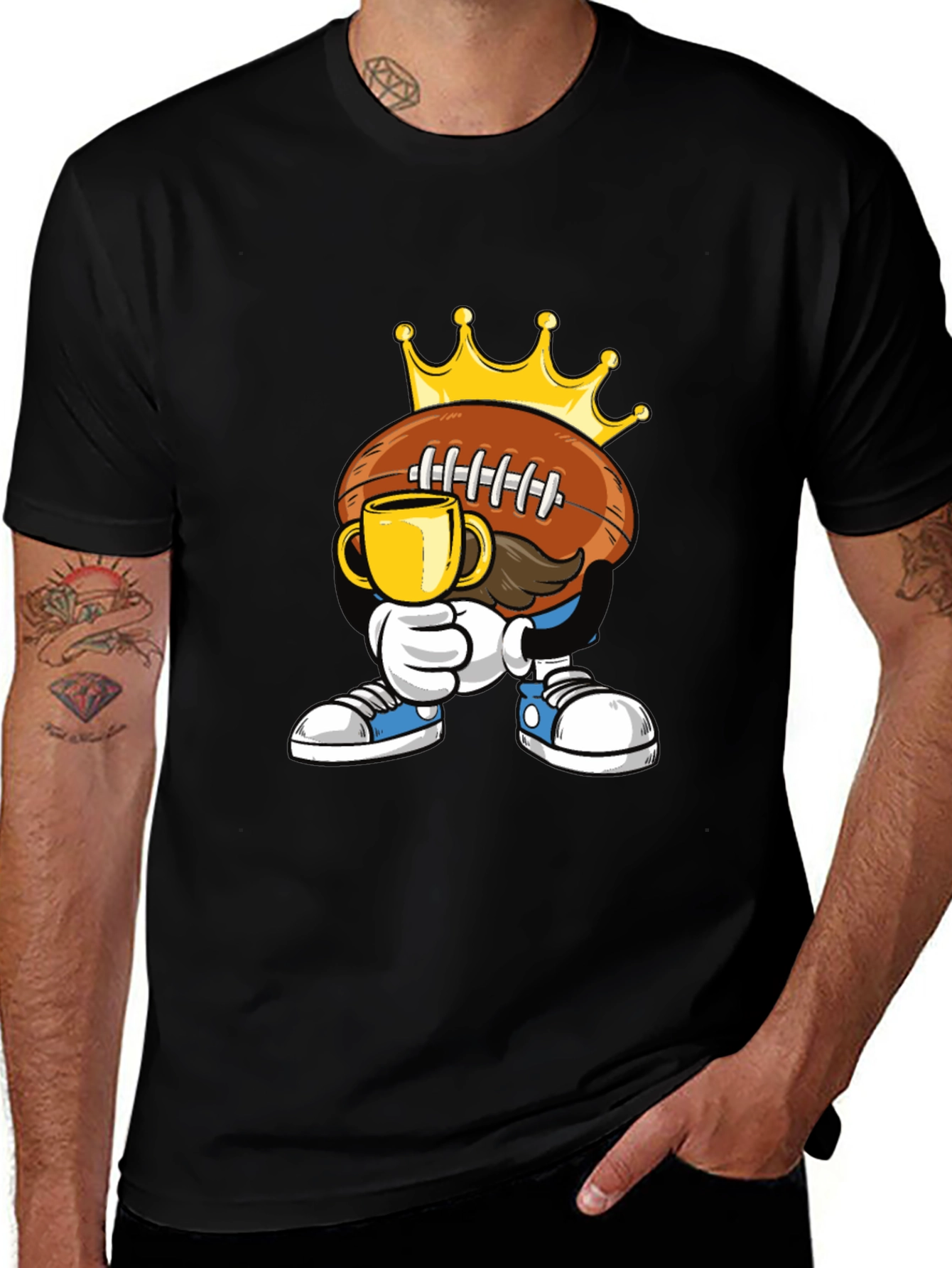Variant 16 of Football King Graphic T-Shirt