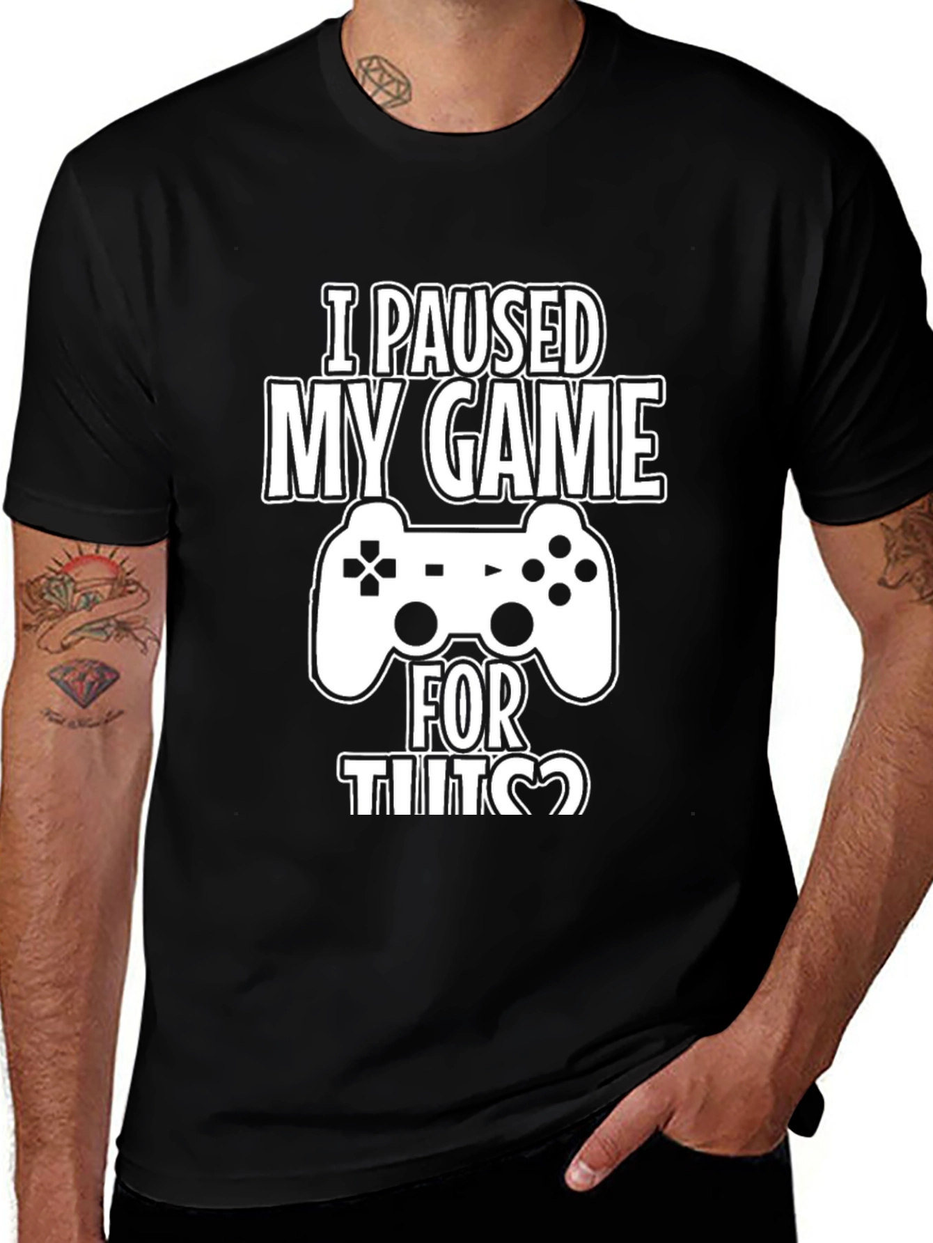 Variant 28 of I Paused My Game For This T-Shirt - Gamer Style
