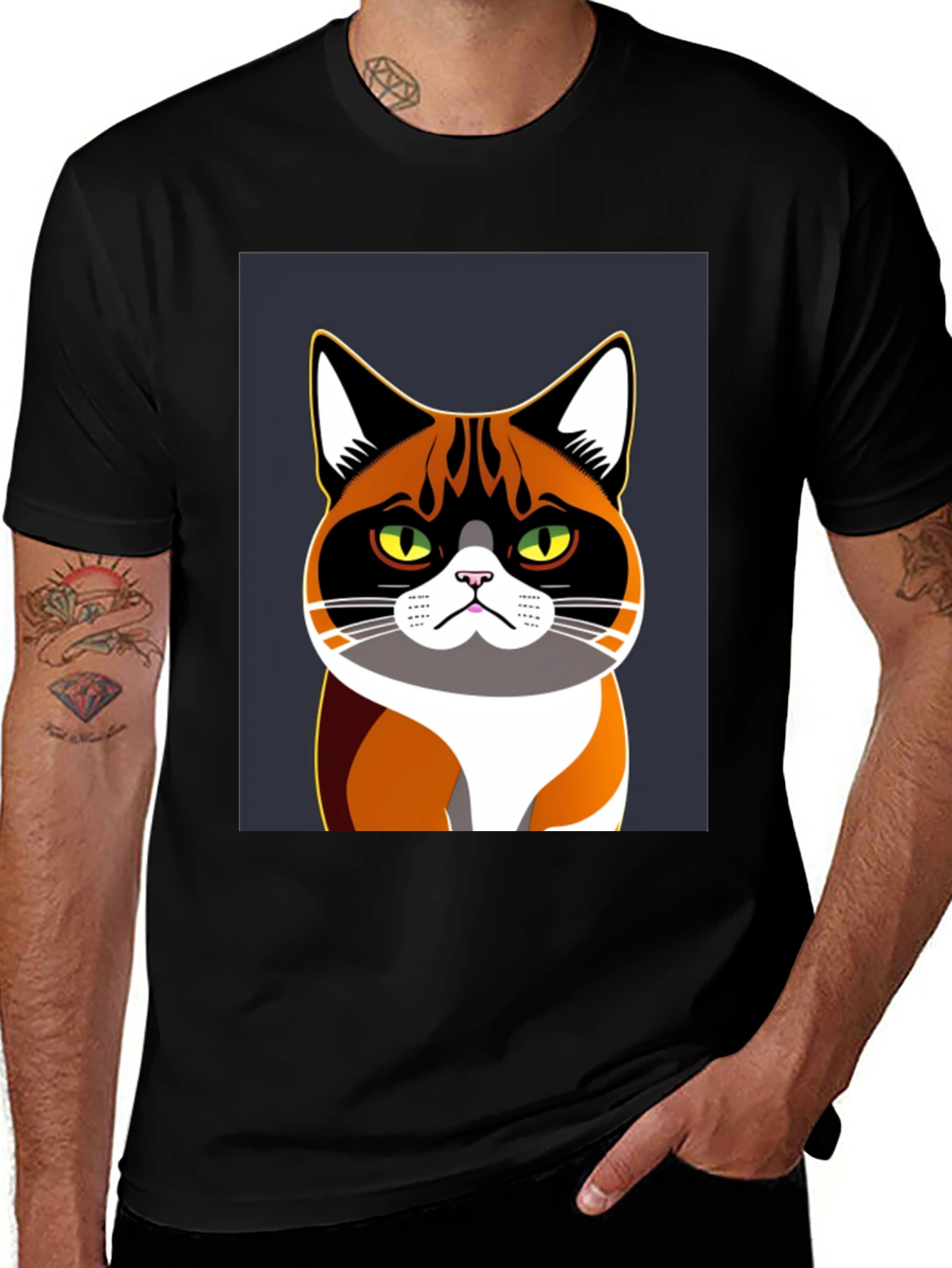Variant 5 of Grumpy Cat T-Shirt - Unisex Black Tee
