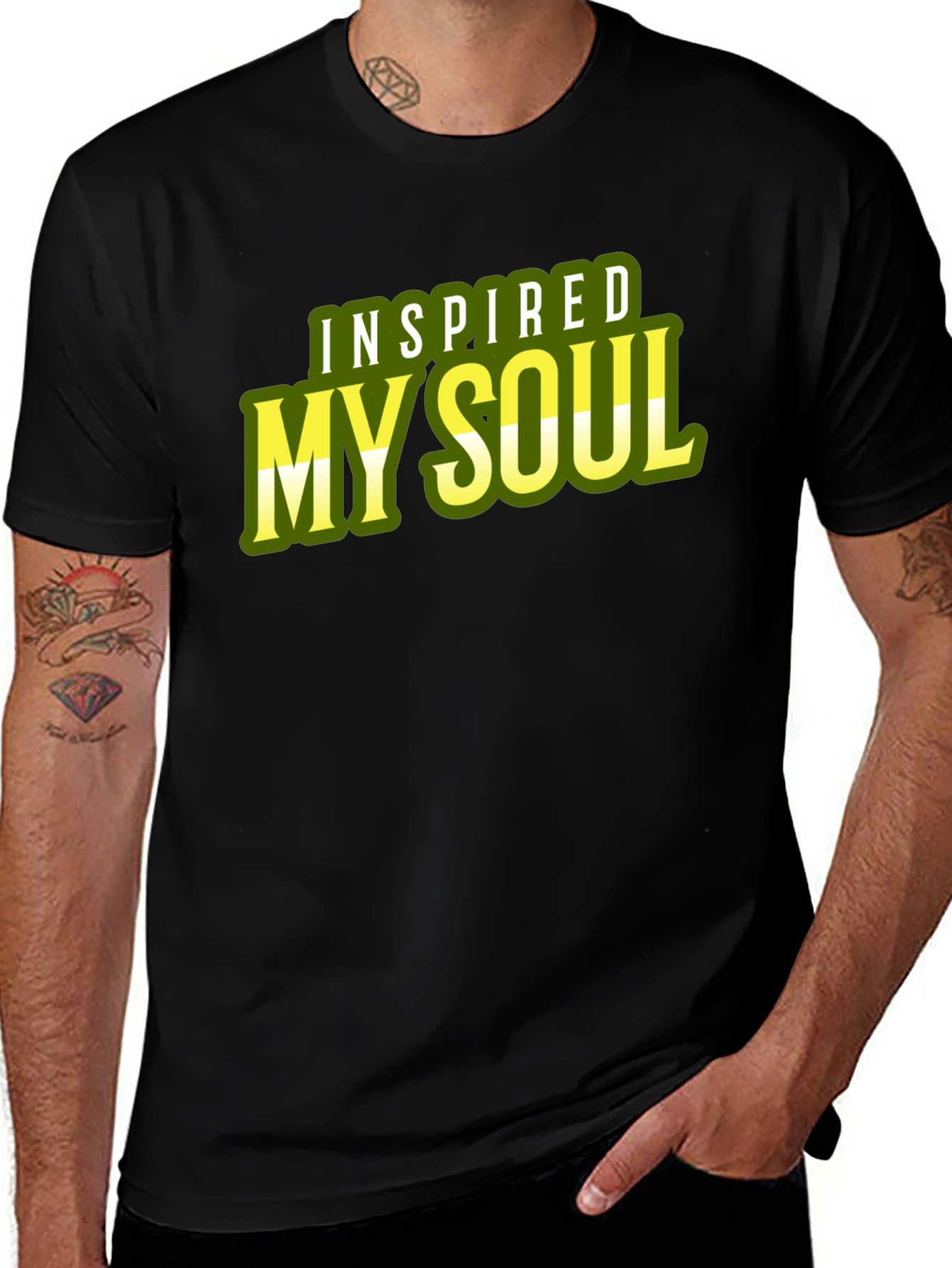 Variant 25 of Inspired My Soul Black Graphic Tee