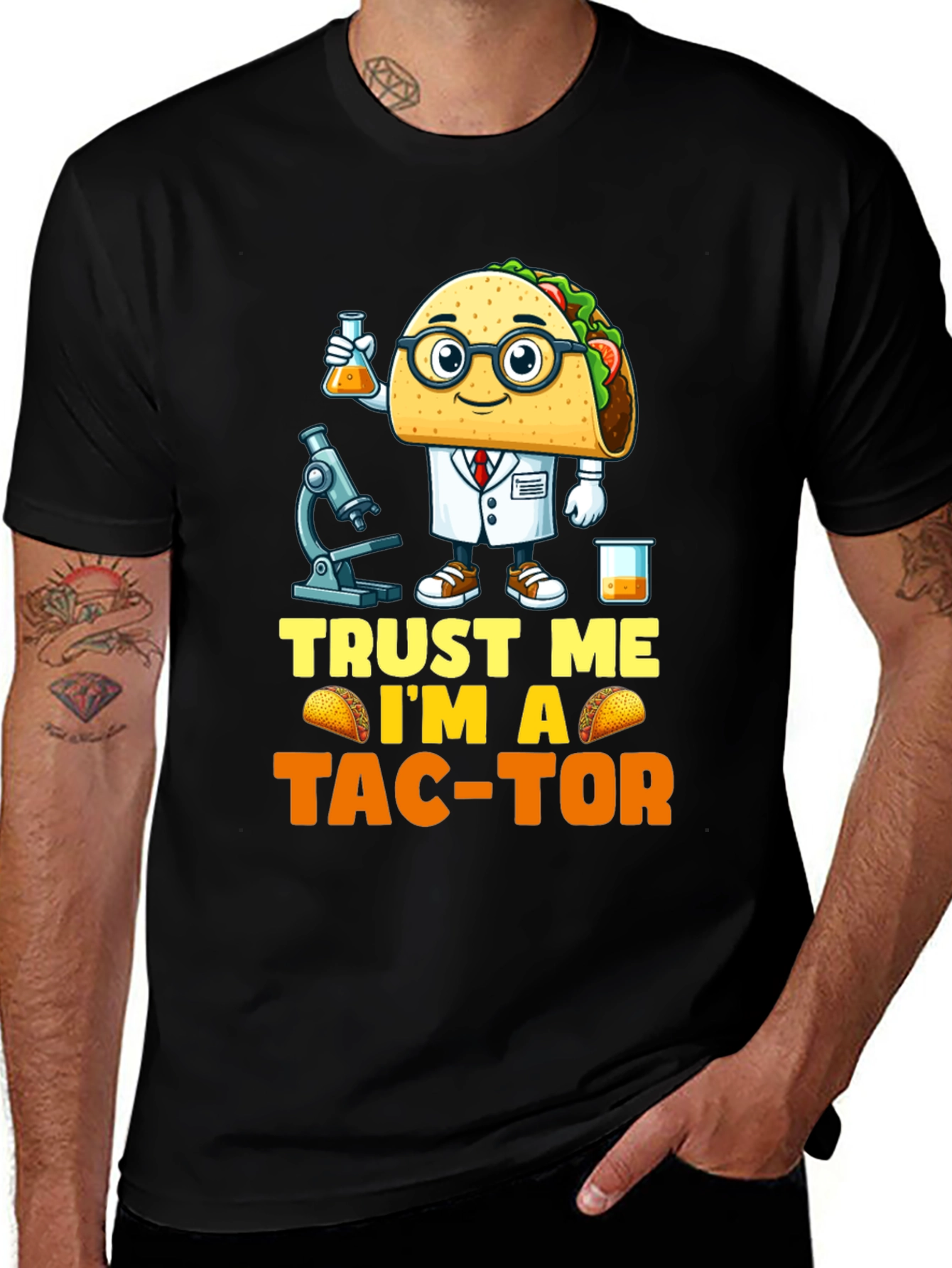 Variant 27 of Trust Me I'm A Tac-Tor T-Shirt