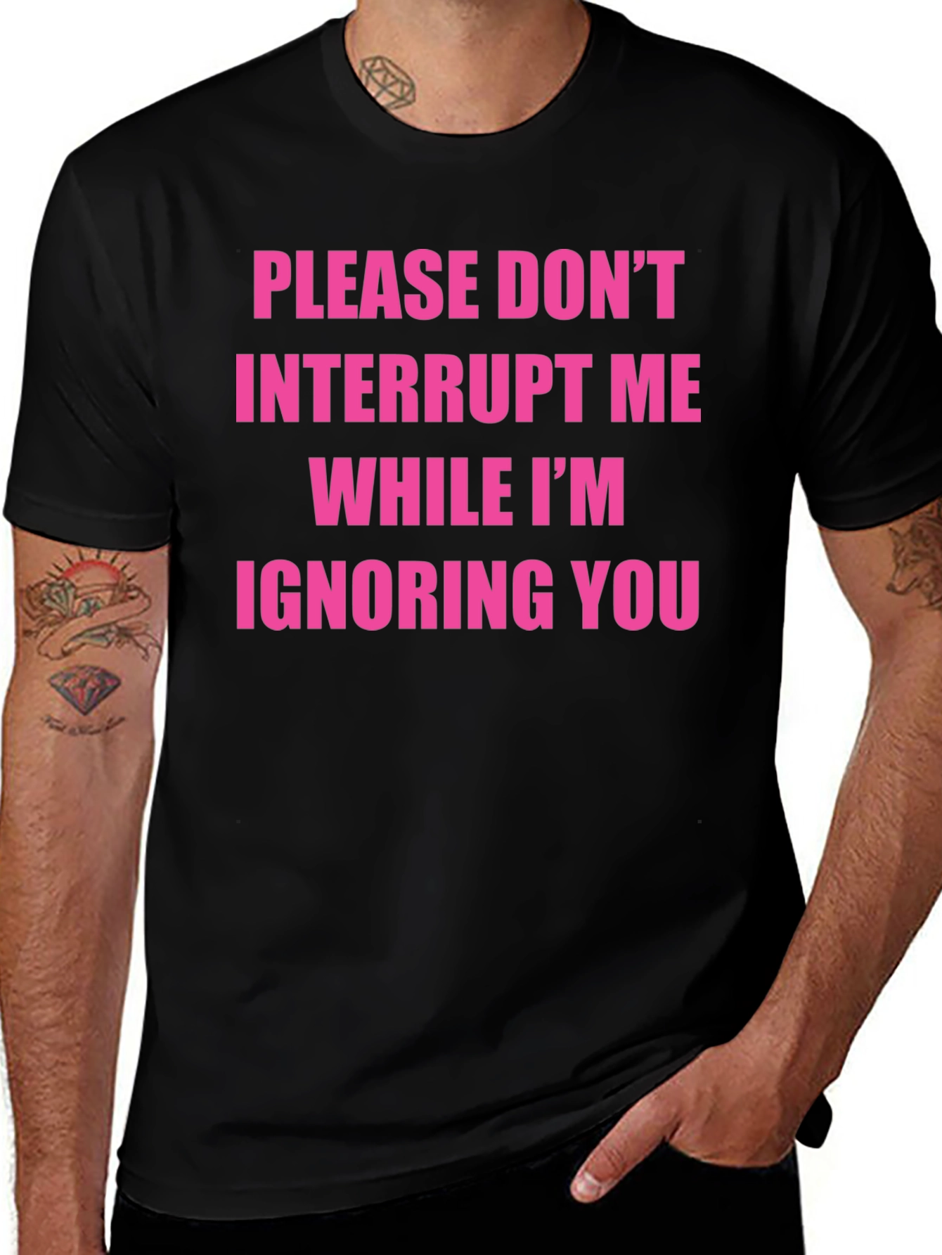 Variant 10 of Funny Sarcastic Graphic Tee - Ignore You