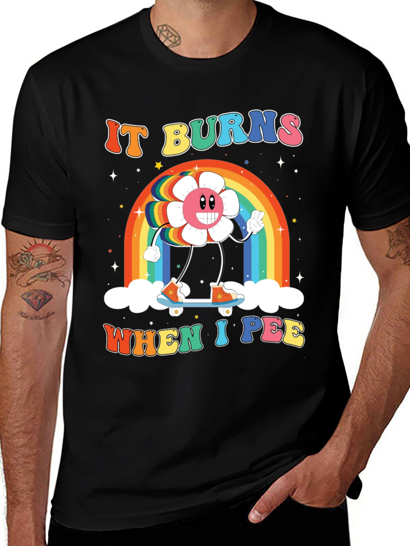 Variant 4 of It Burns When I Pee Graphic Tee