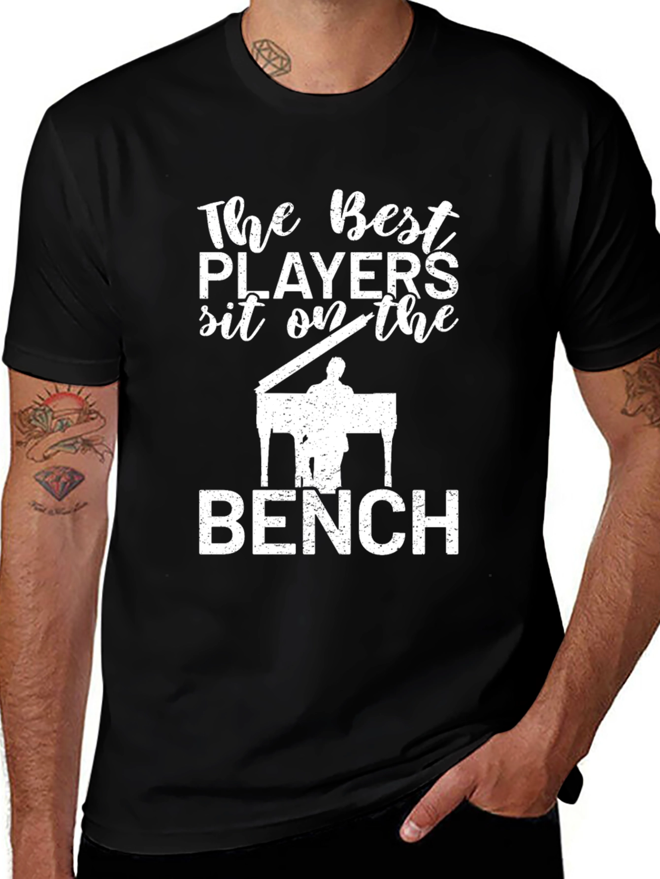Variant 4 of The Best Players Piano T-Shirt