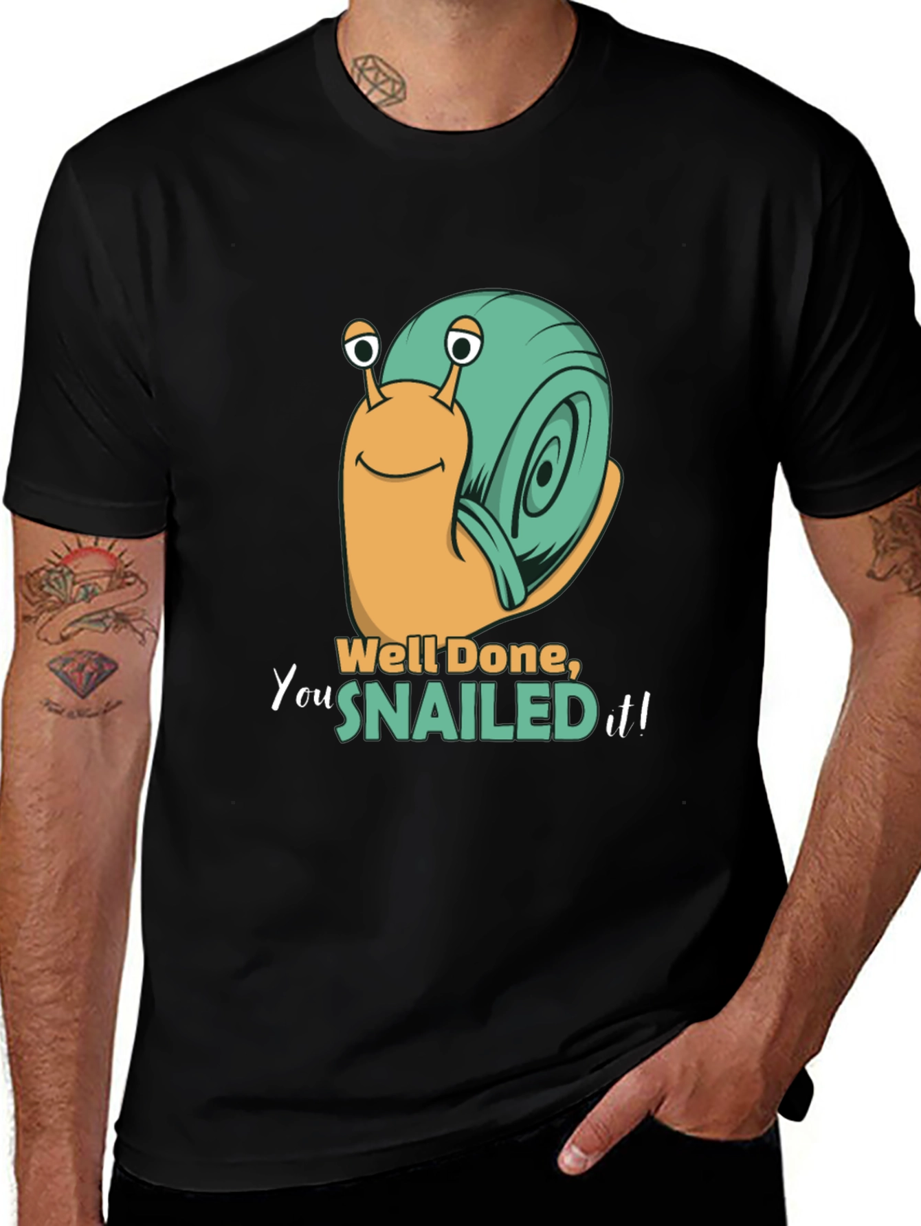 Variant 2 of Well Done Snail T-Shirt - Cute Pun Tee