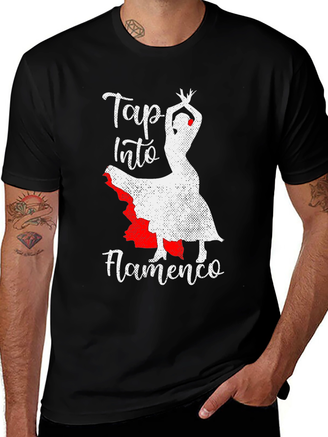 Variant 21 of Tap Into Flamenco T-Shirt - Dance Tee