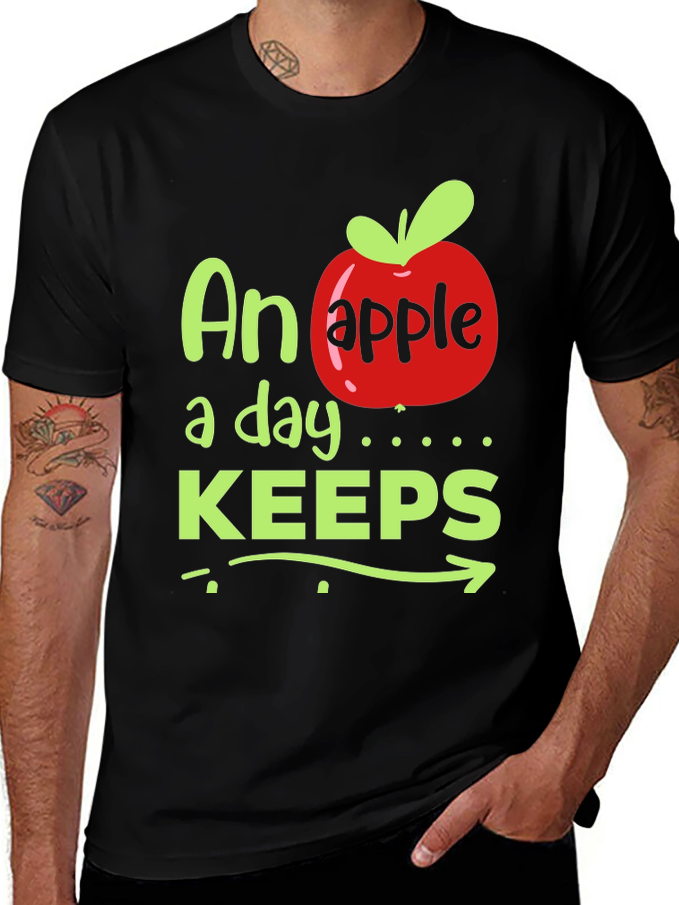 Variant 11 of An Apple A Day Keeps T-Shirt