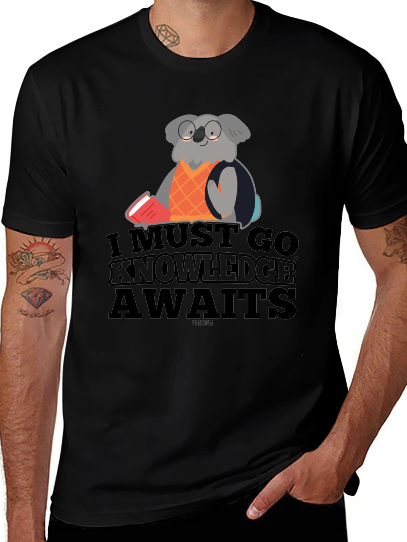 Knowledge Awaits Graphic Tee