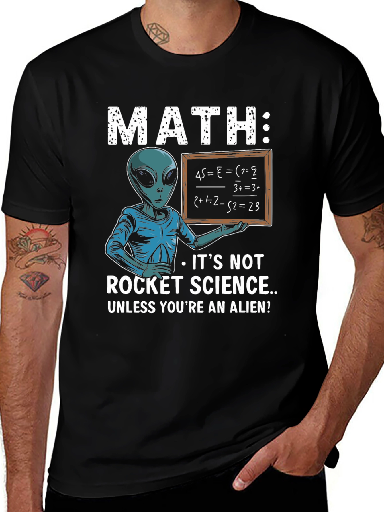 Math Alien T-Shirt: Not Rocket Science!