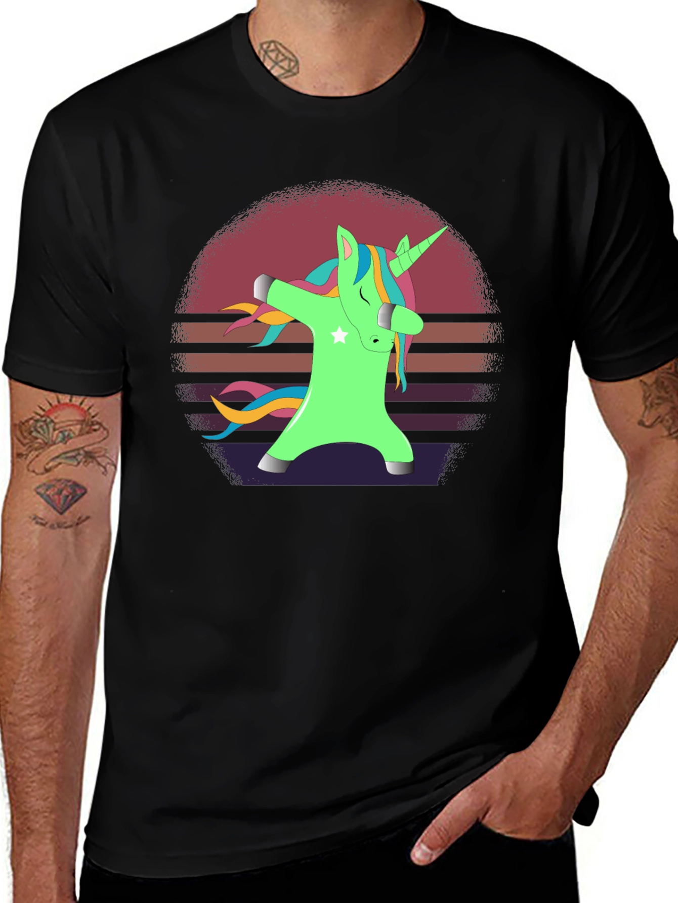 Variant 10 of Dabbing Unicorn T-Shirt