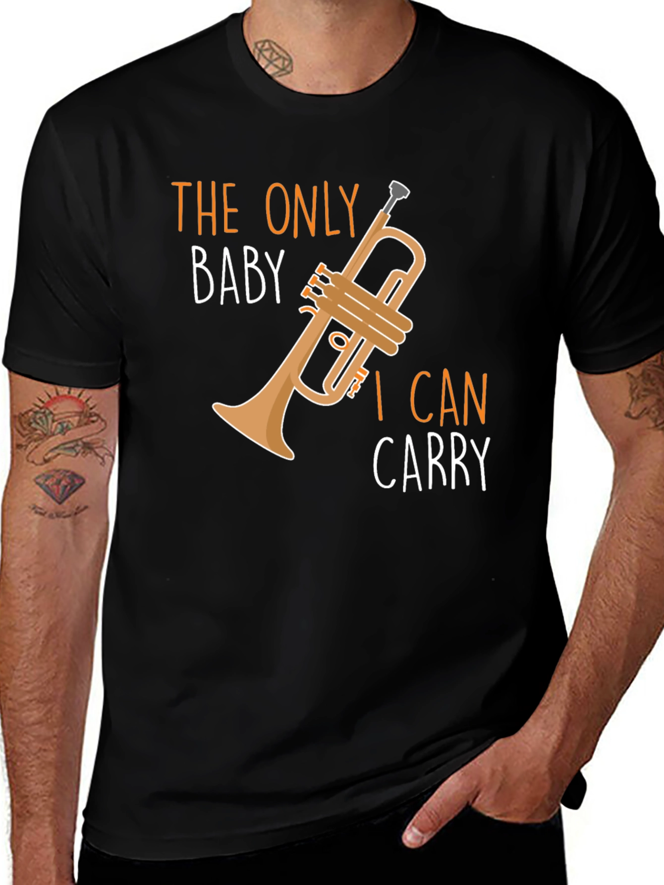 Variant 4 of The Only Baby I Can Carry T-Shirt - Musician Humor Tee