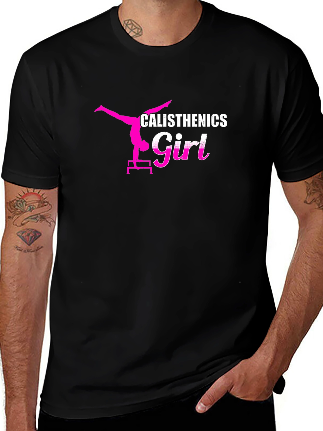 Calisthenics Girl T-Shirt, Workout Apparel