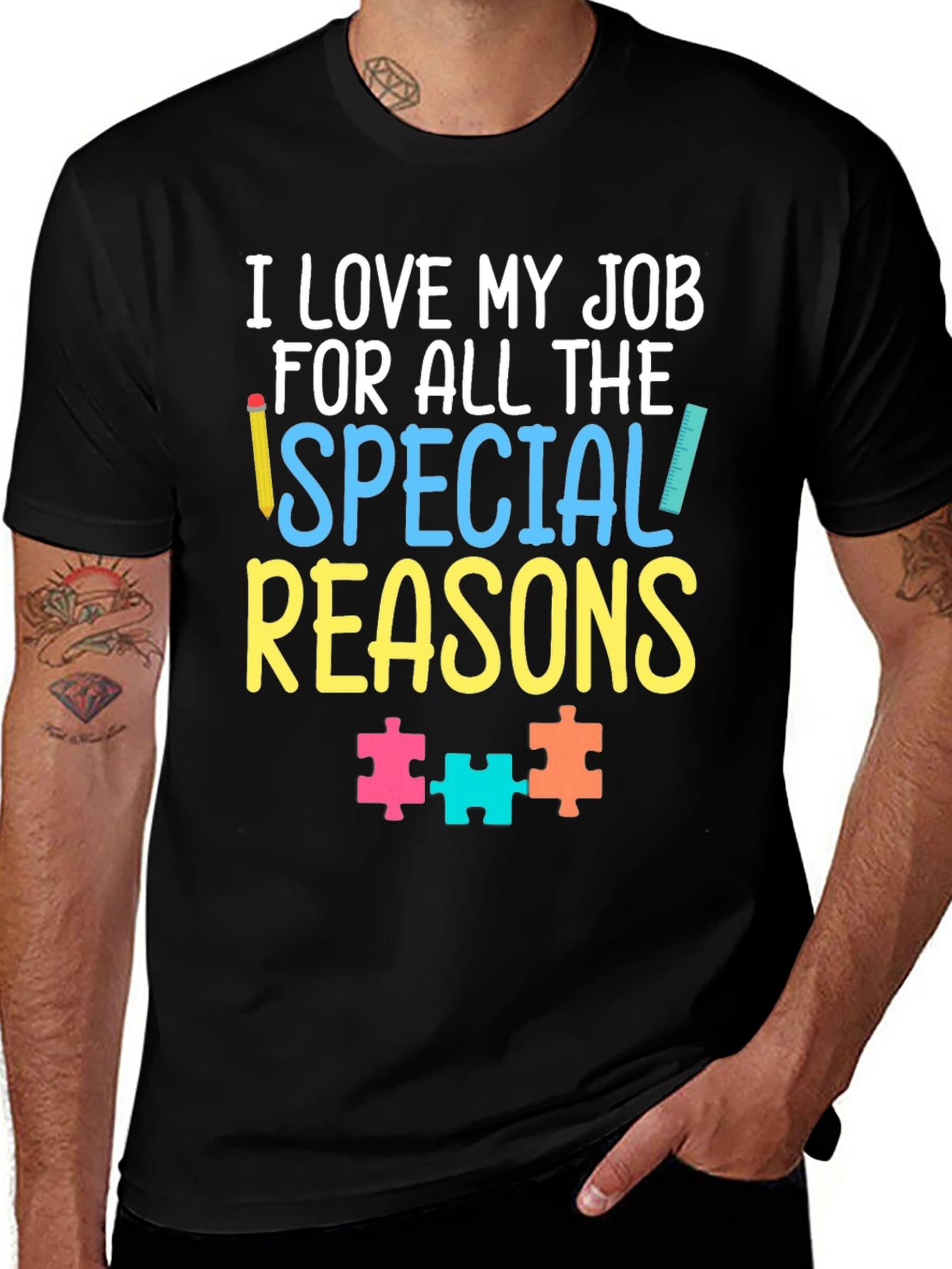 I Love My Job T-Shirt - Autism Awareness 