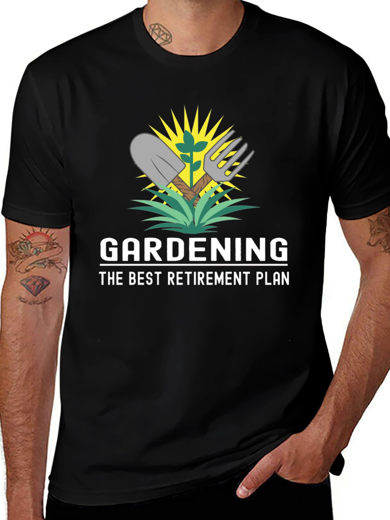 Variant 4 of Gardening Retirement Plan Graphic T-Shirt