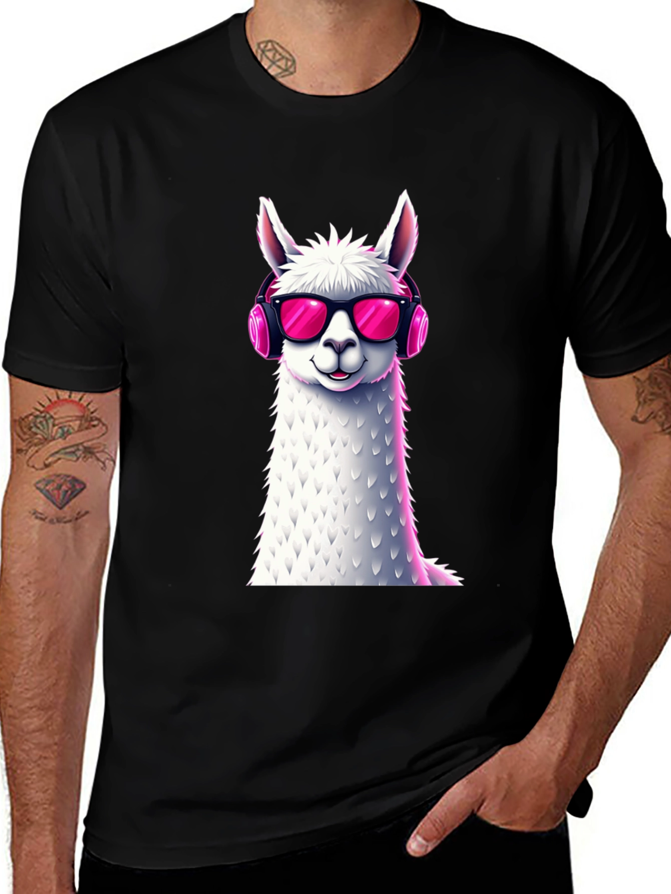 Variant 30 of Cool Llama Graphic Tee