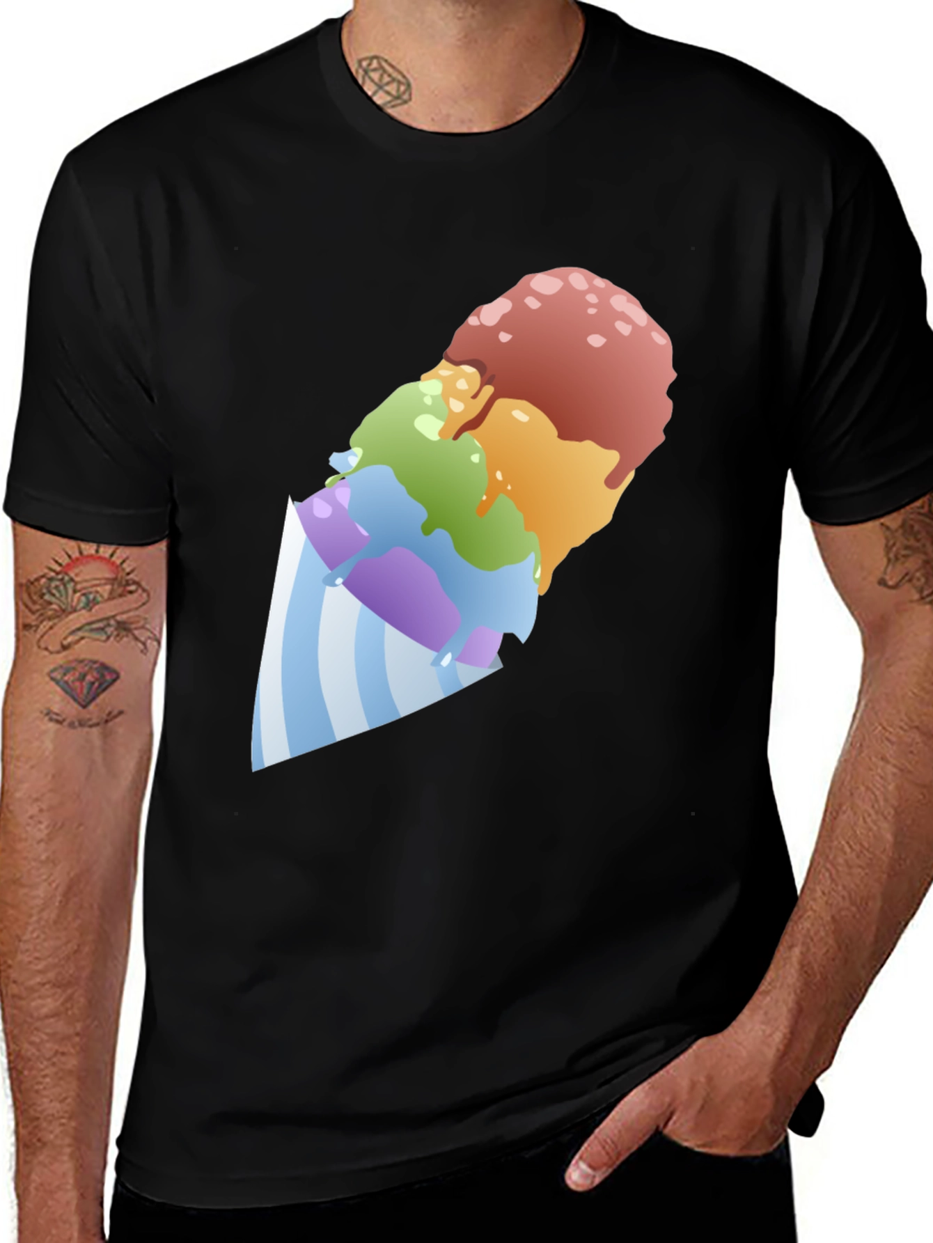 Variant 16 of Rainbow Shave Ice Graphic Tee