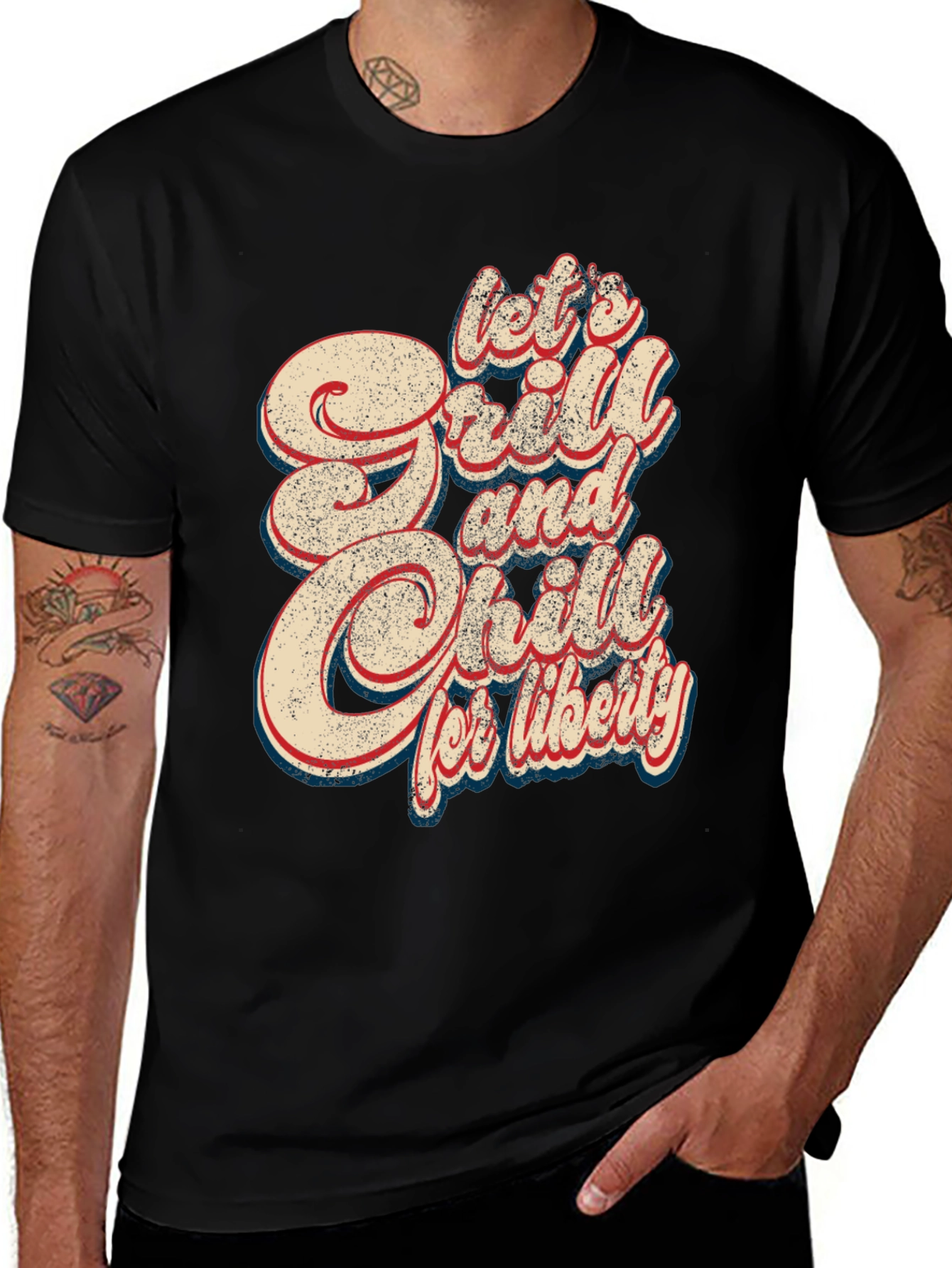 Variant 30 of Let's Grill and Chill T-Shirt