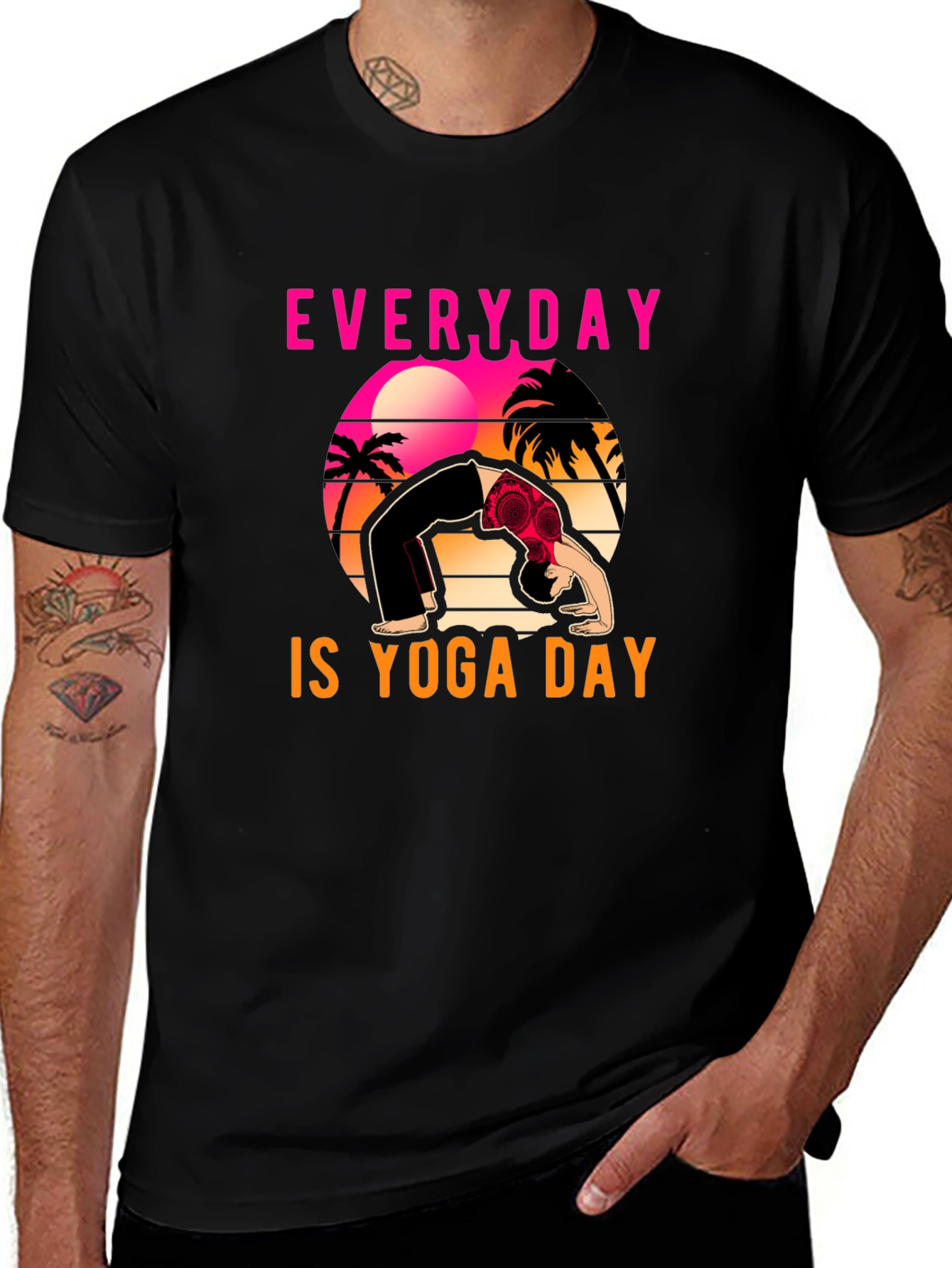 Variant 7 of Everyday is Yoga Day Graphic Tee