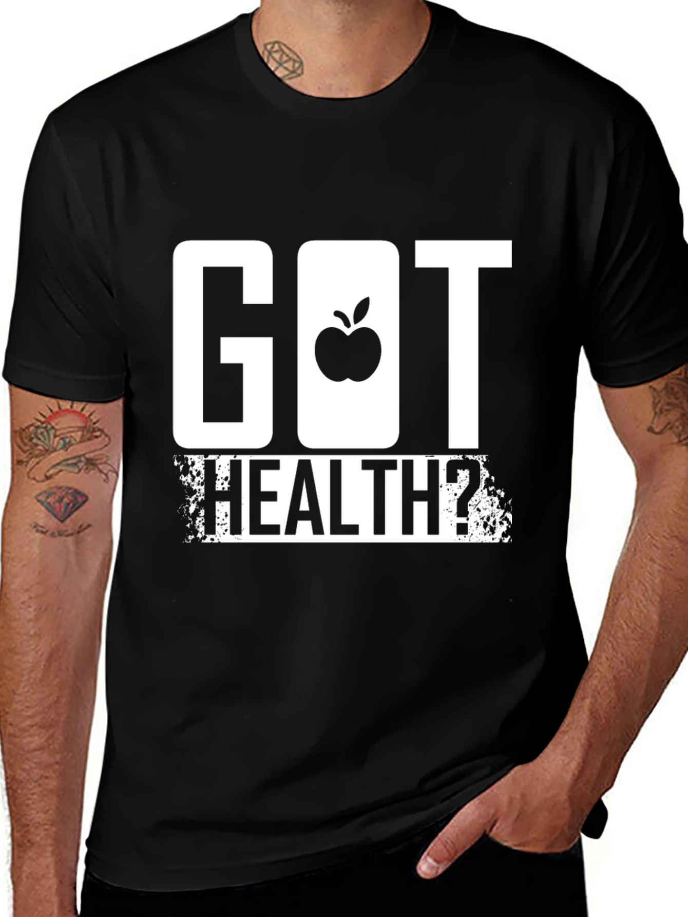 Variant 10 of Got Health? Apple Graphic T-Shirt - Unisex