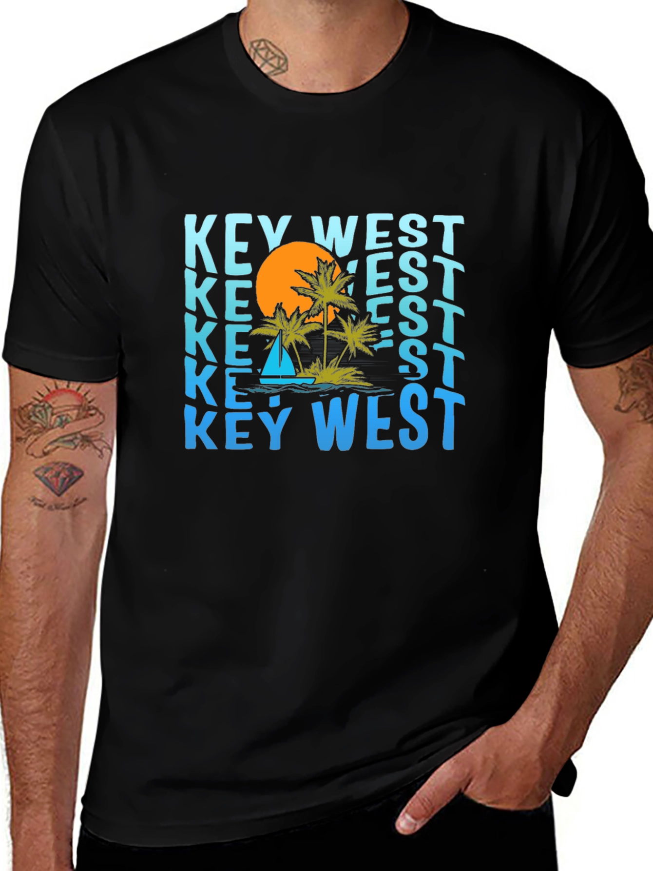 Key West Graphic T-Shirt - Island Vibes