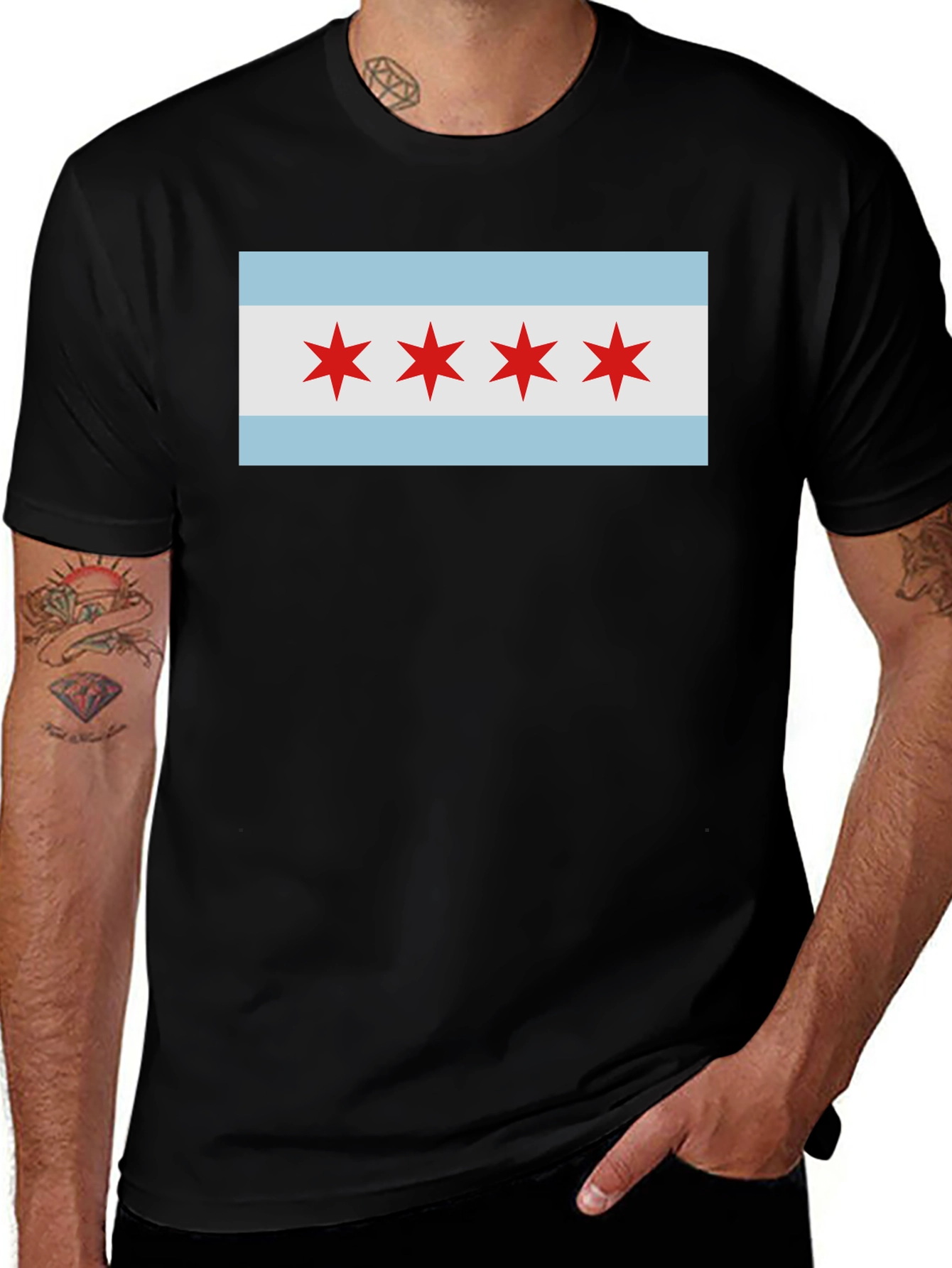 Chicago Flag T-Shirt - Classic City Pride
