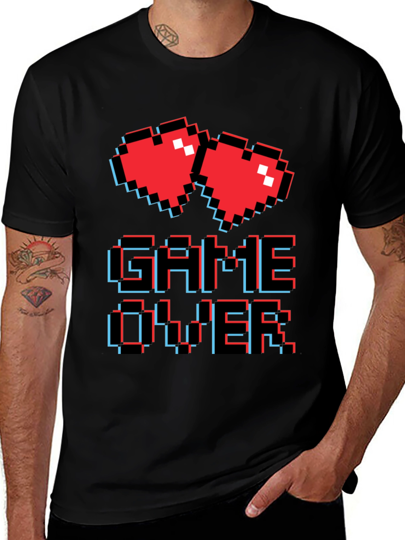 Variant 20 of Retro Game Over Graphic T-Shirt - Gamer Style Tee