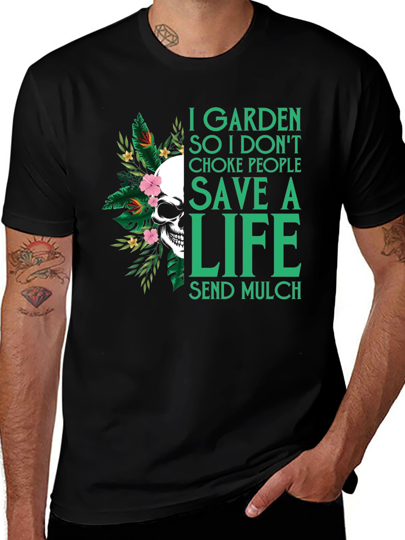 Variant 23 of I Garden So I Don't Choke People T-Shirt