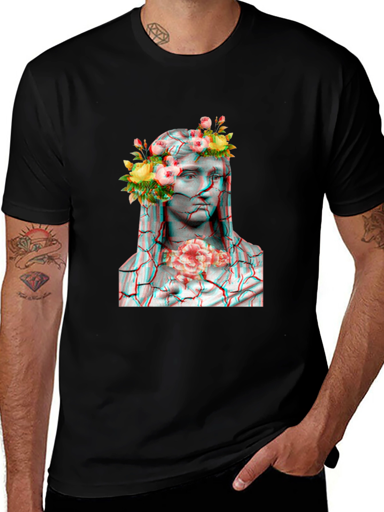 Variant 12 of Floral Sculpture Graphic Tee