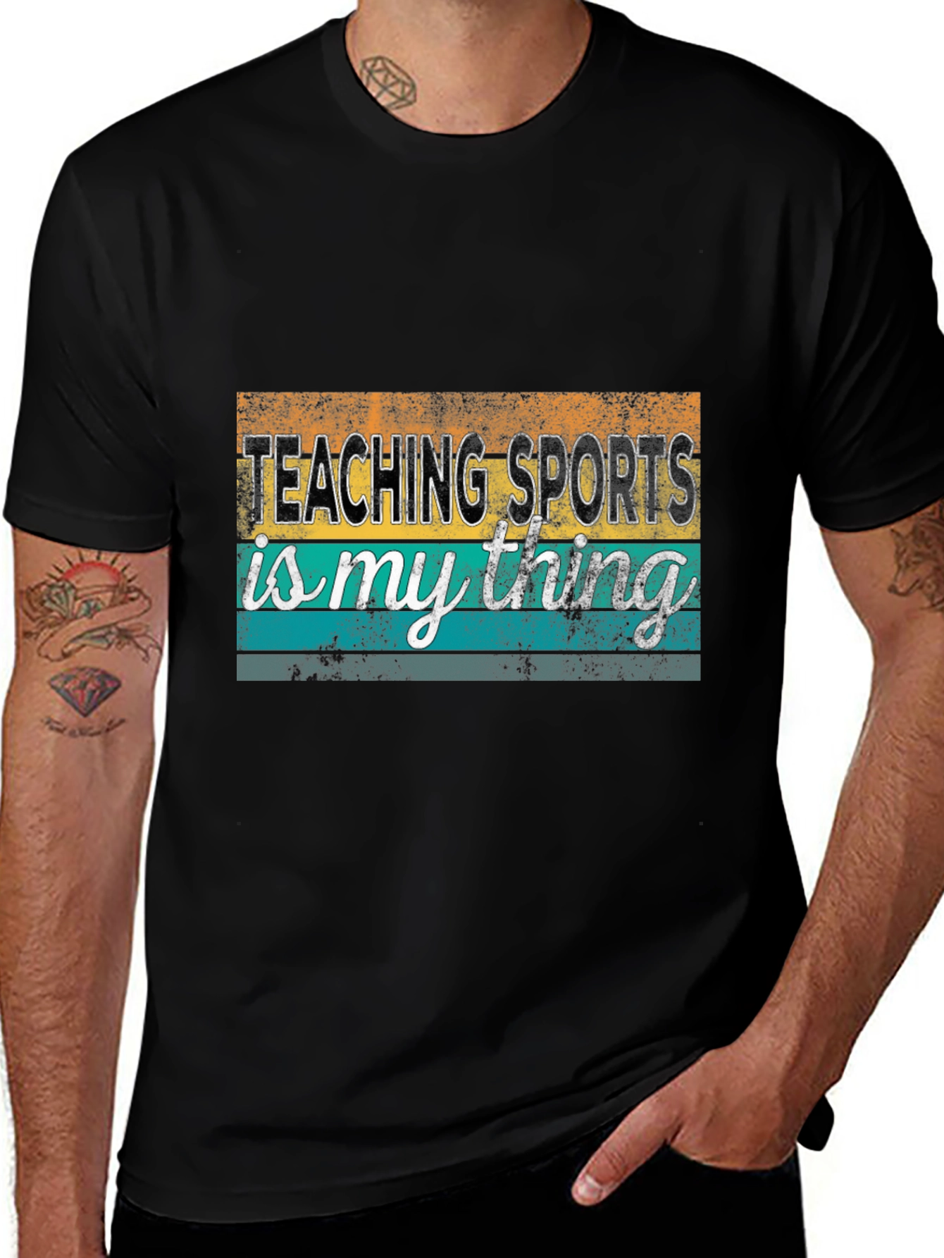 Variant 18 of Teaching Sports is My Thing Graphic Tee