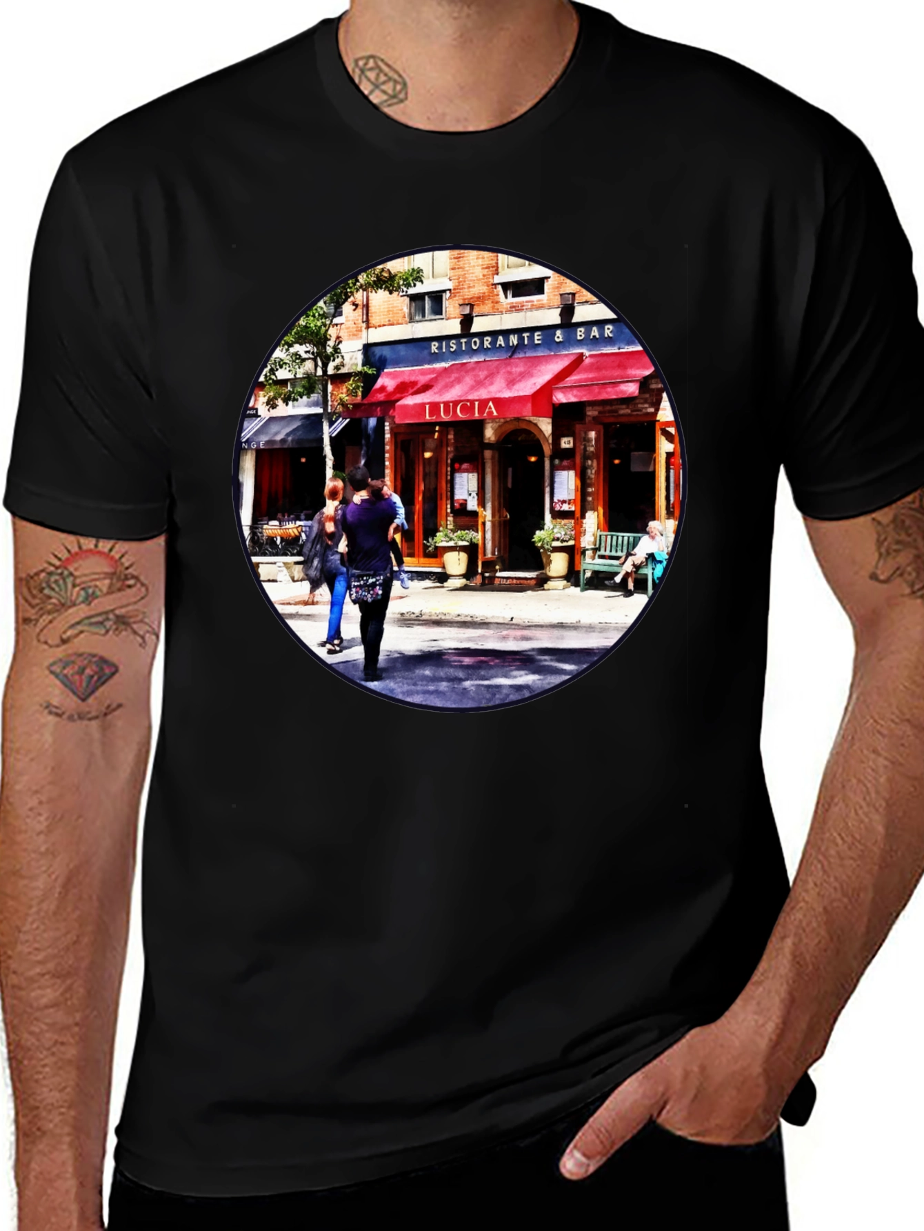 Variant 22 of Lucia Ristorante & Bar Graphic T-Shirt