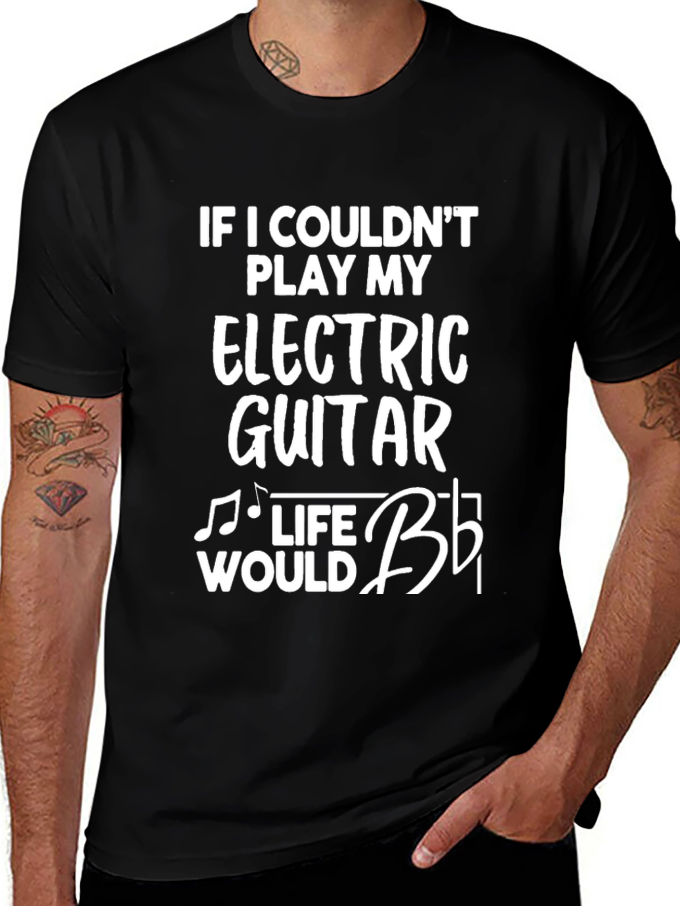 Variant 21 of Electric Guitar T-Shirt - Musician's Life Humor