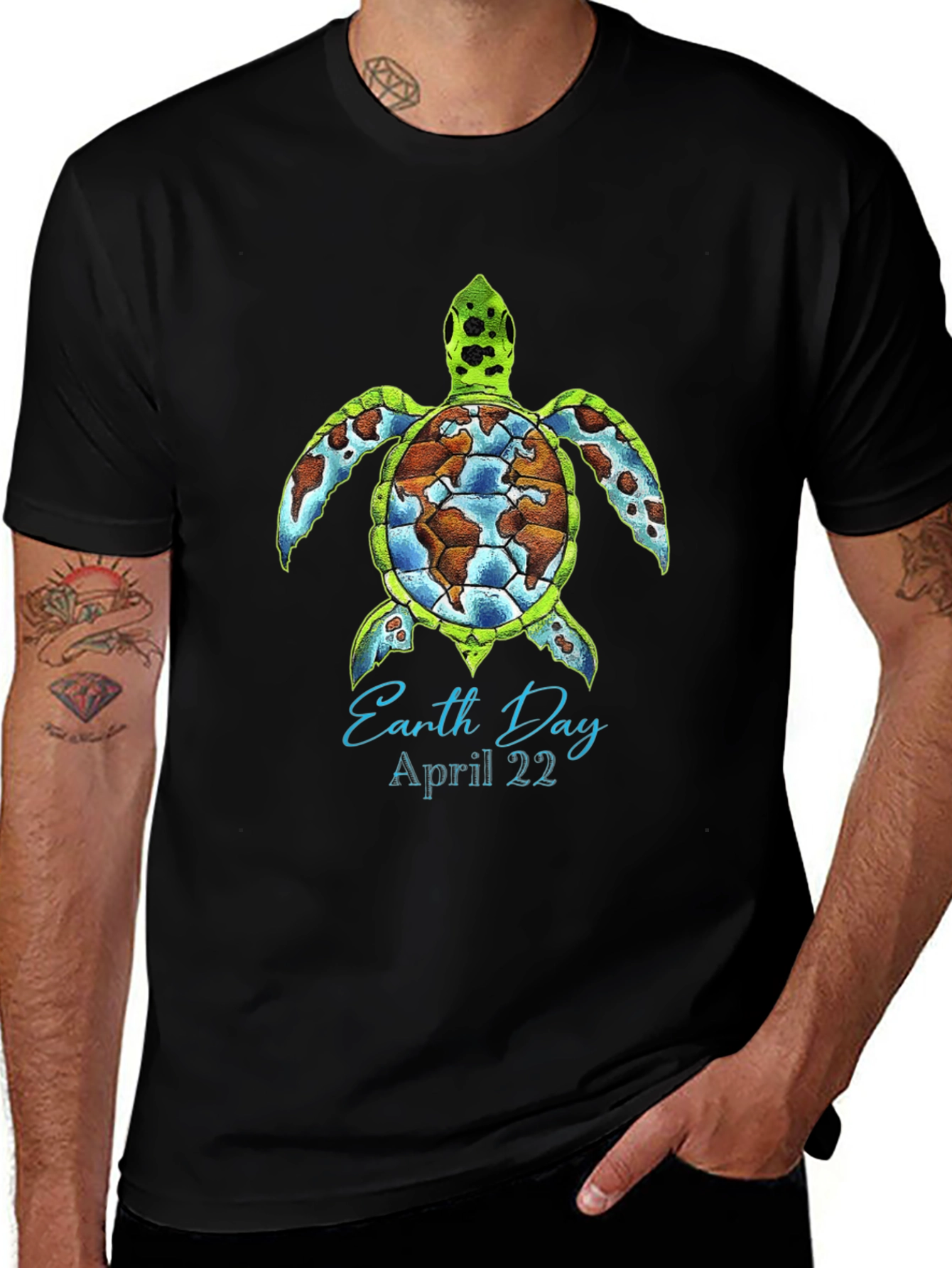 Earth Day Turtle T-Shirt - April 22nd