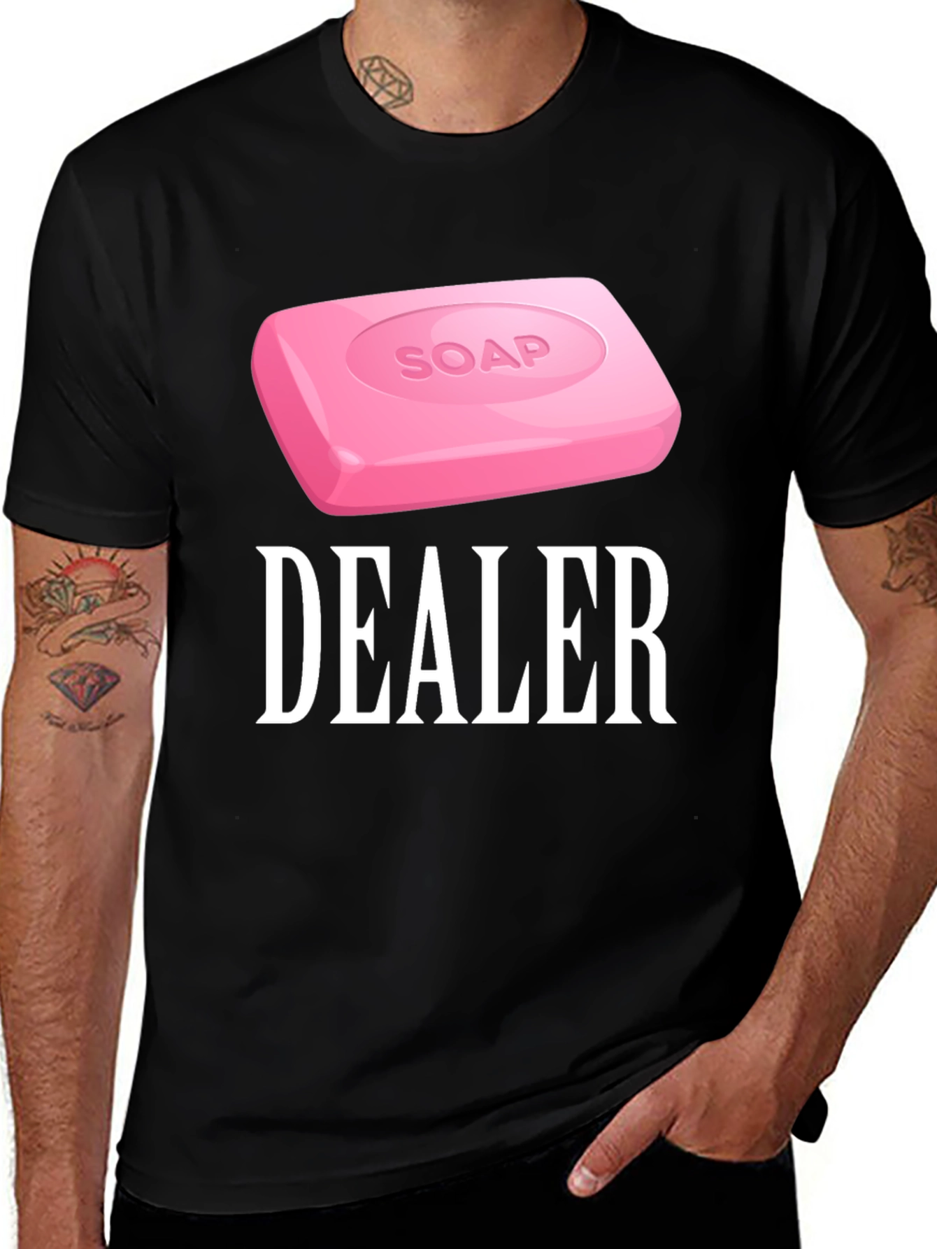 Variant 3 of Soap Dealer Graphic T-Shirt - Funny Novelty Tee