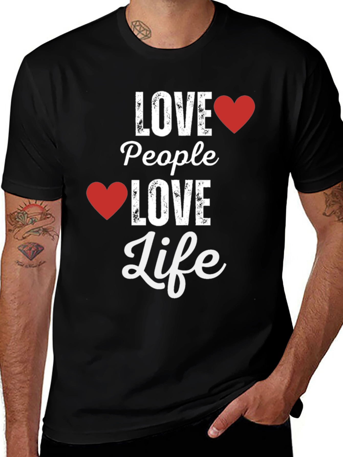 Love People Love Life T-Shirt, Graphic Tee