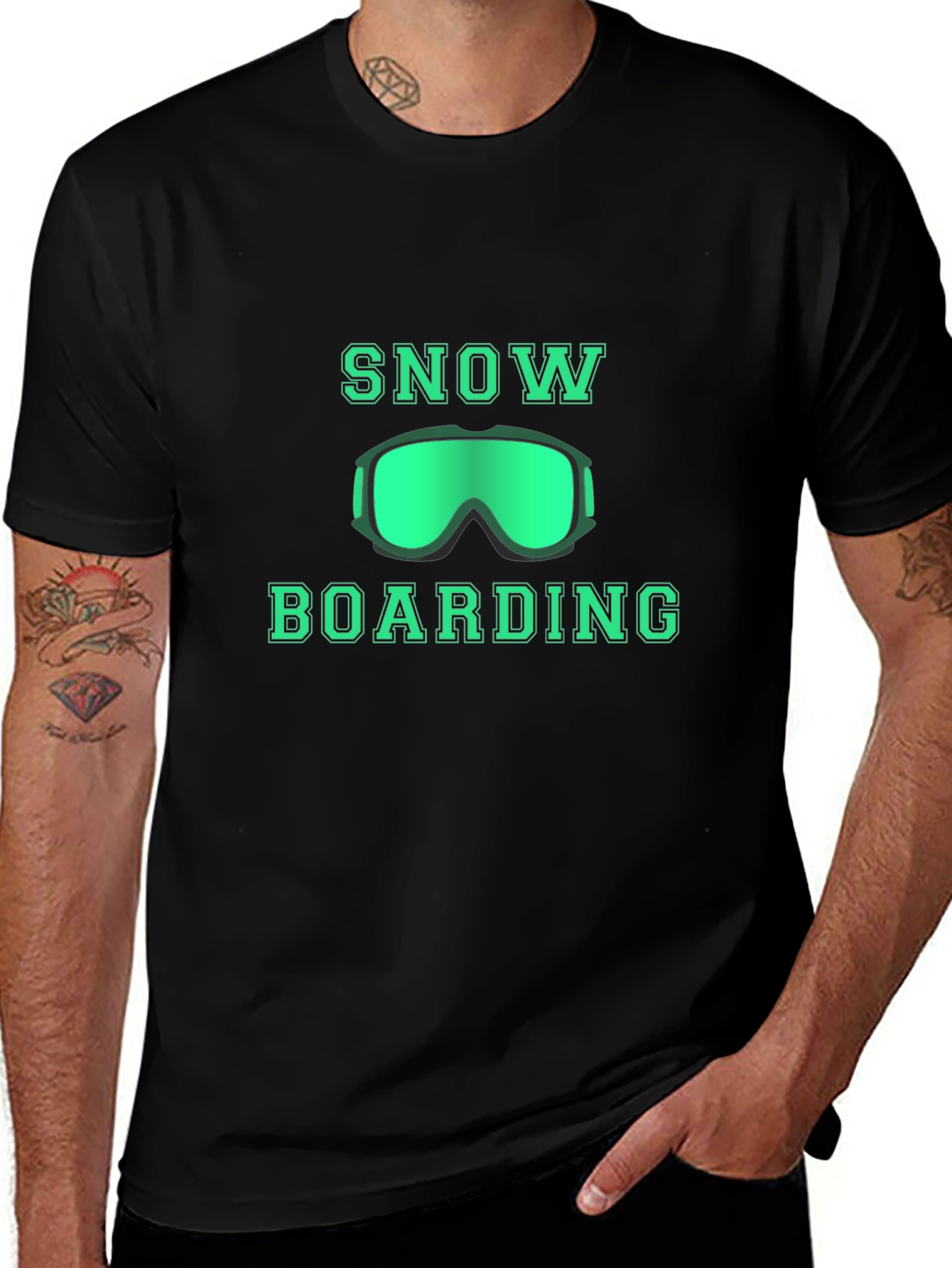 Snowboarding Graphic T-Shirt - Cool Winter Sports Tee