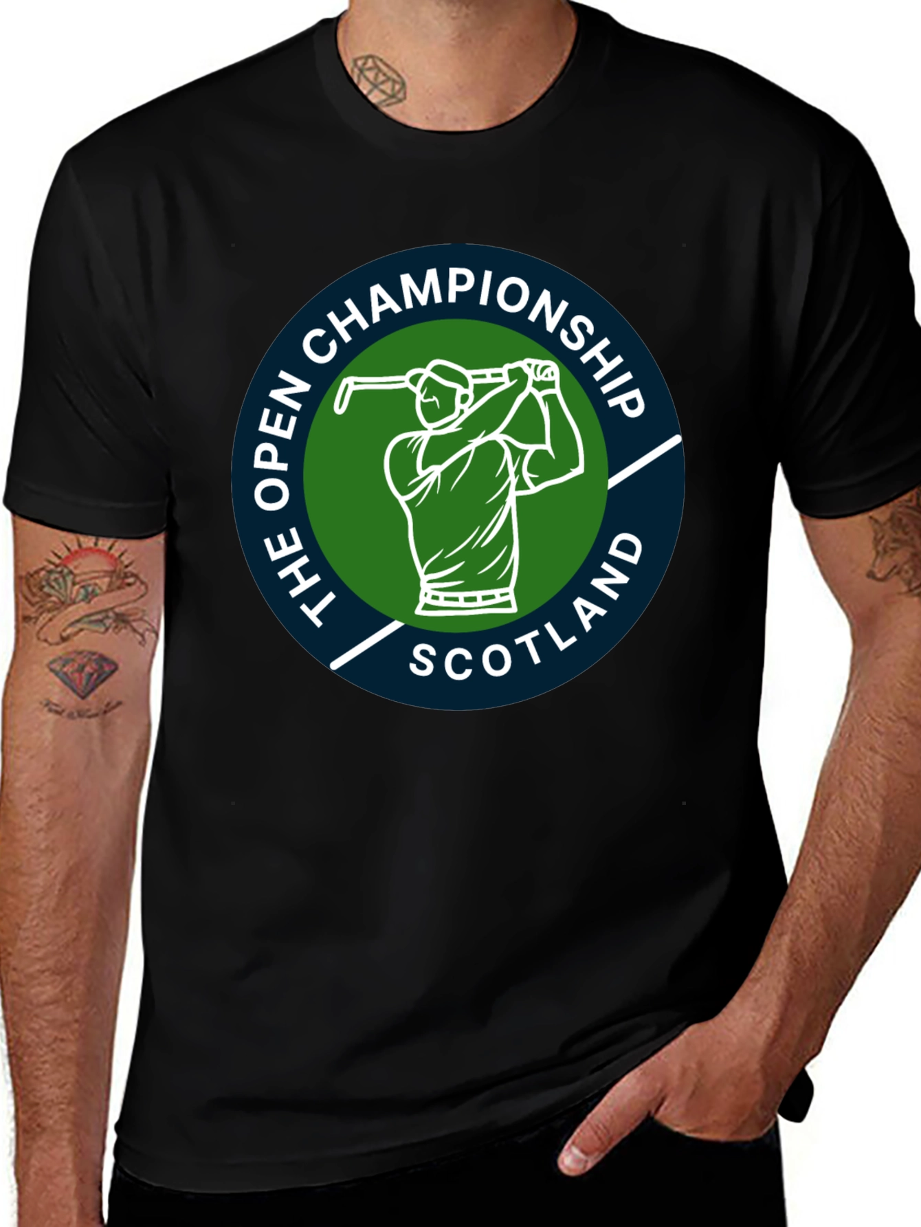 Variant 10 of Open Championship Scotland Golf T-Shirt