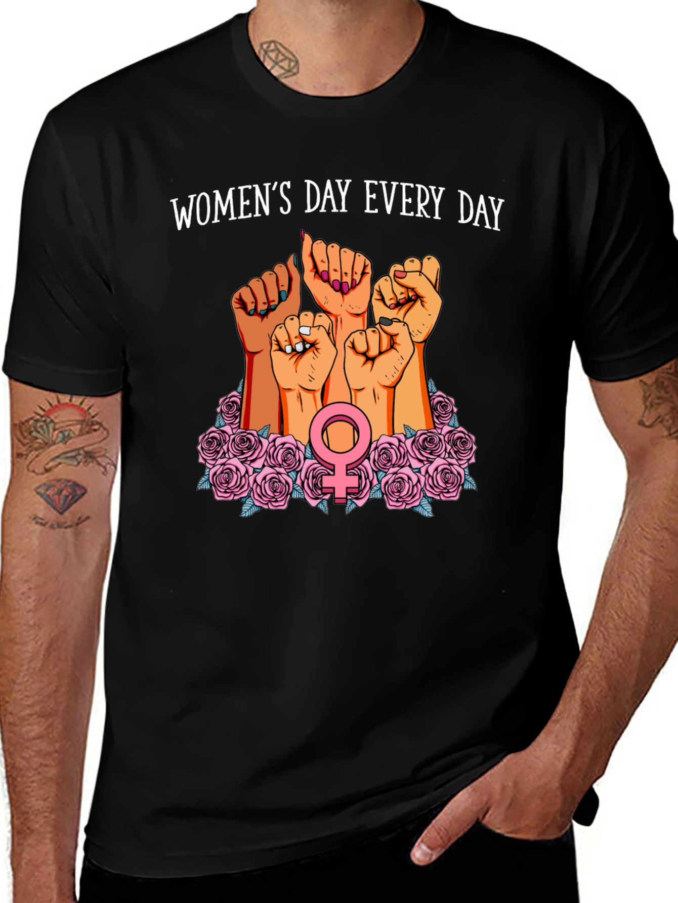 Variant 19 of Women's Day Every Day T-Shirt - Feminist Power Tee