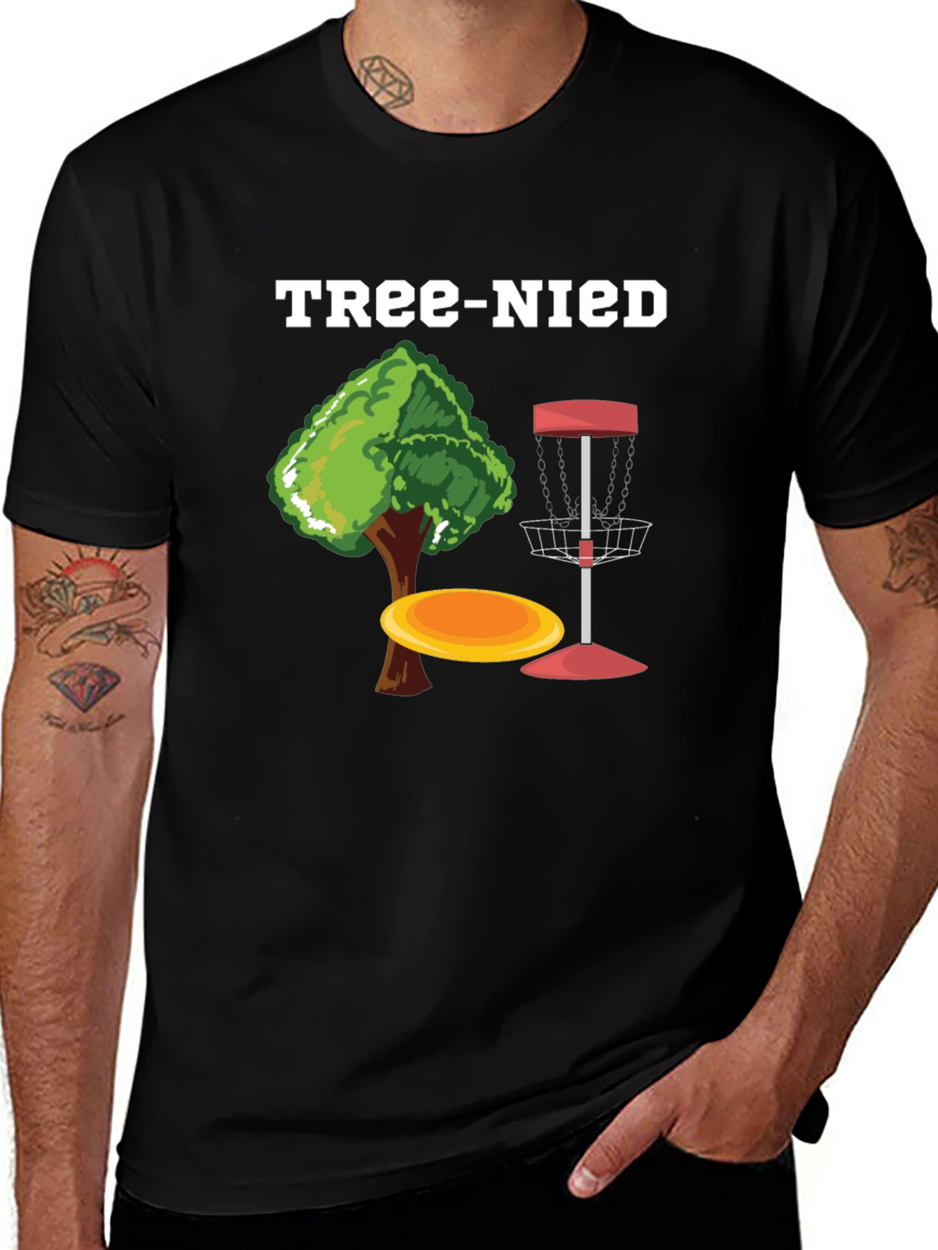 Variant 29 of Tree-Nied Disc Golf T-Shirt