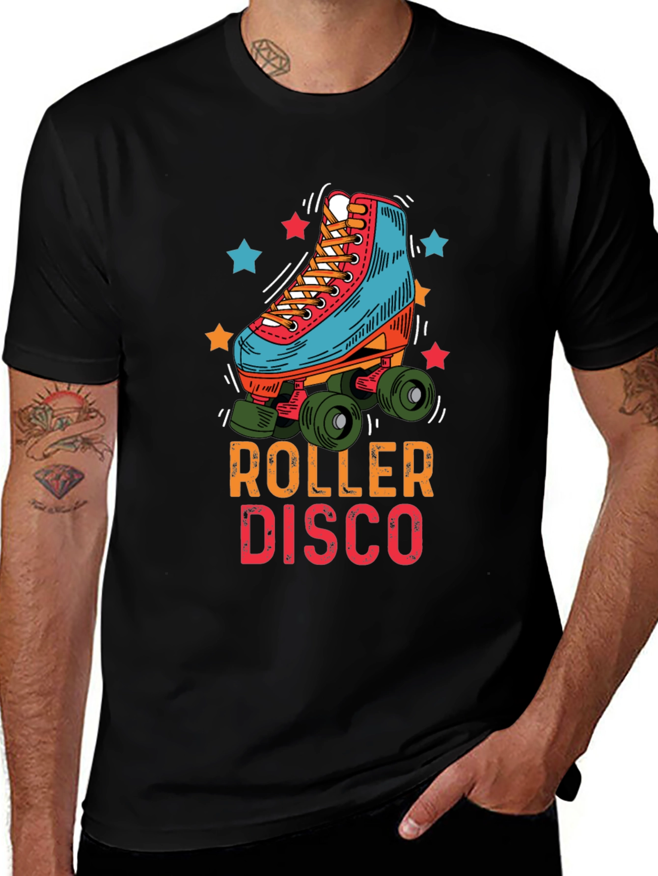 Variant 14 of Roller Disco T-Shirt - Retro Skate Style