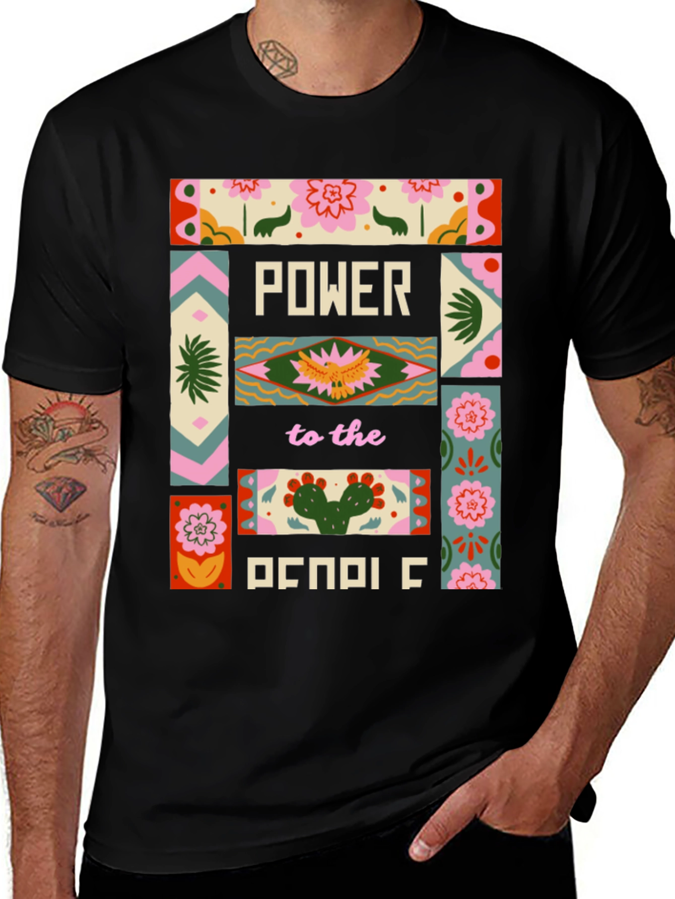 Variant 23 of Power to the People Graphic Tee