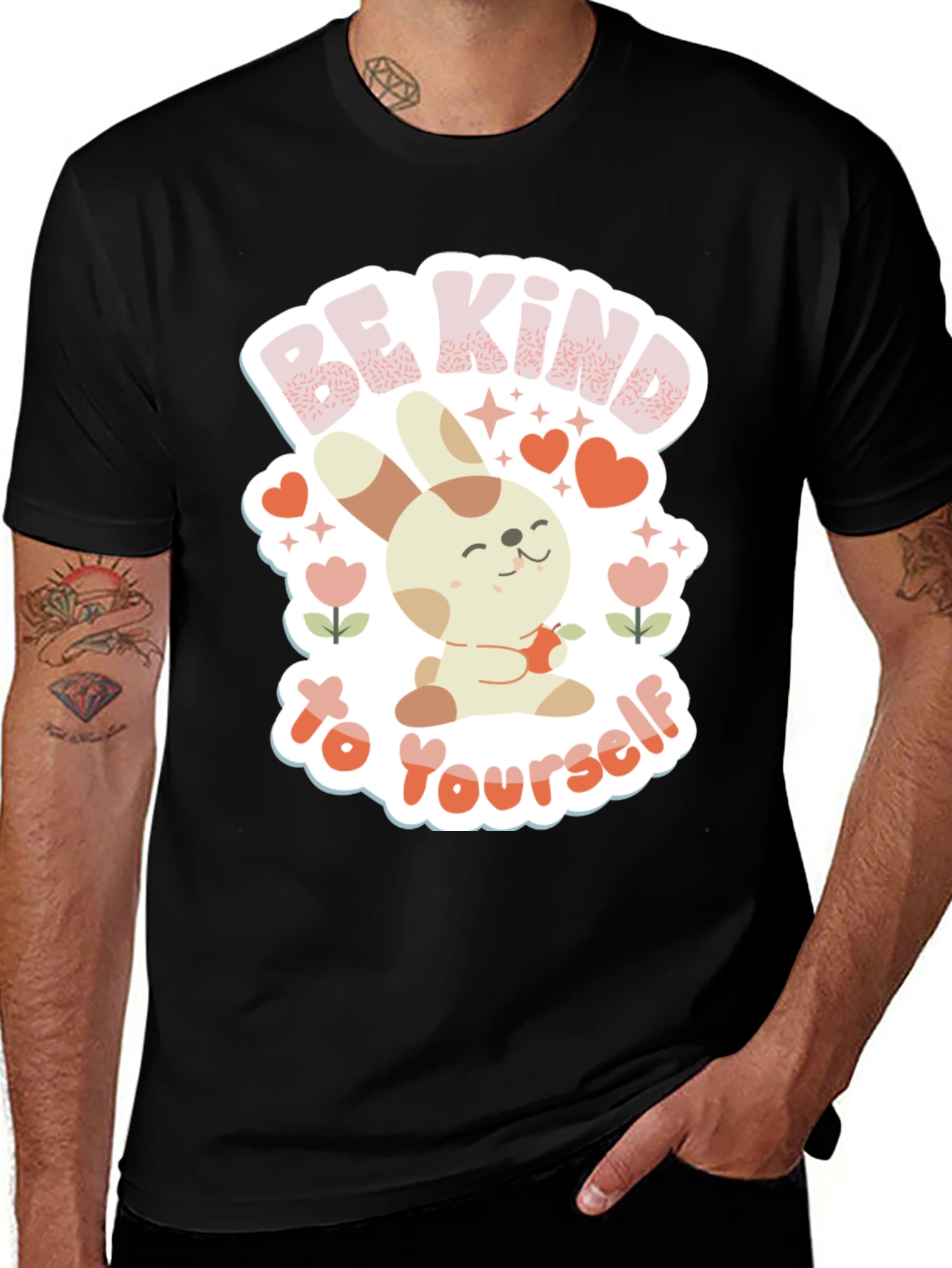 Variant 26 of Be Kind to Yourself Bunny T-Shirt