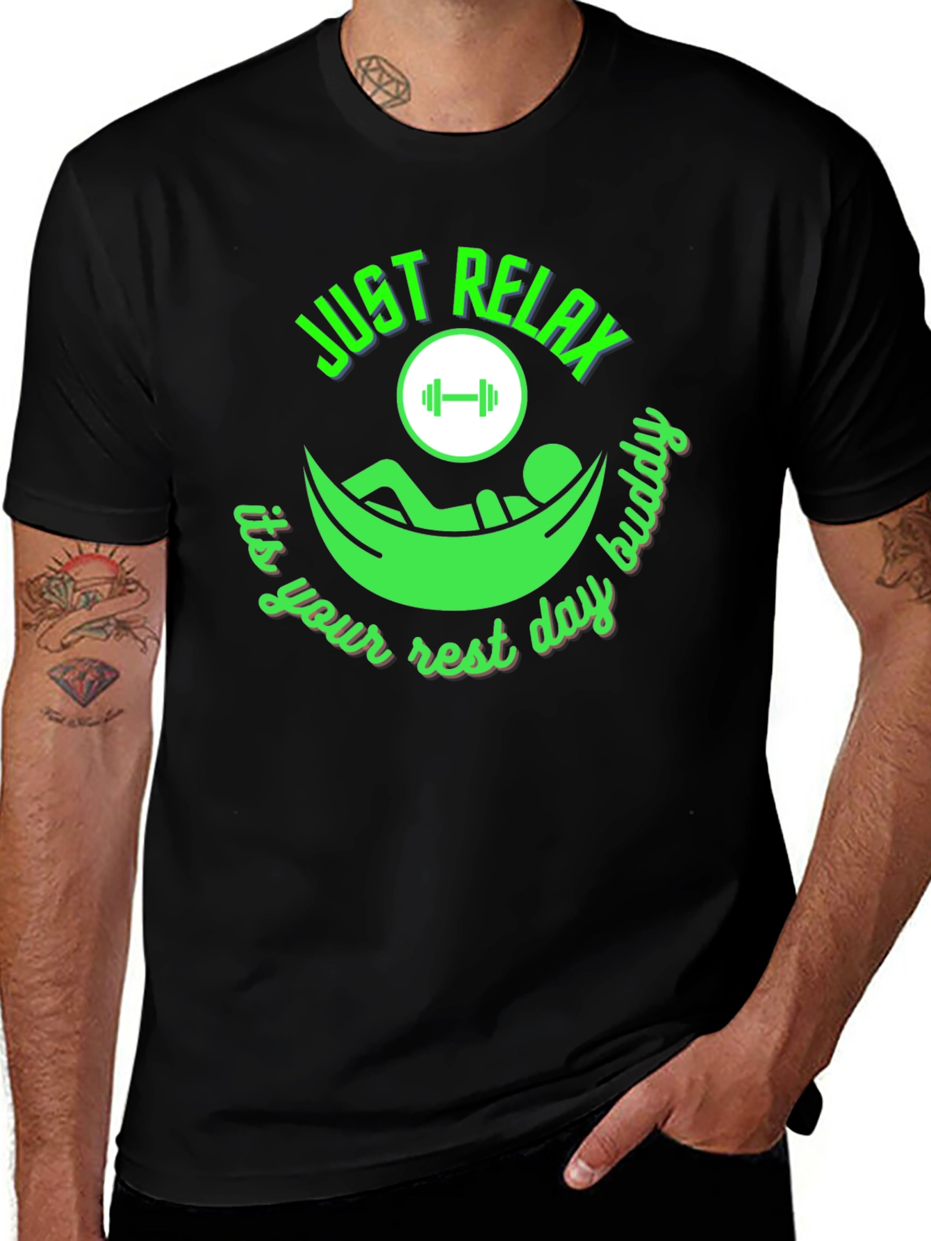 Just Relax Rest Day Graphic T-Shirt