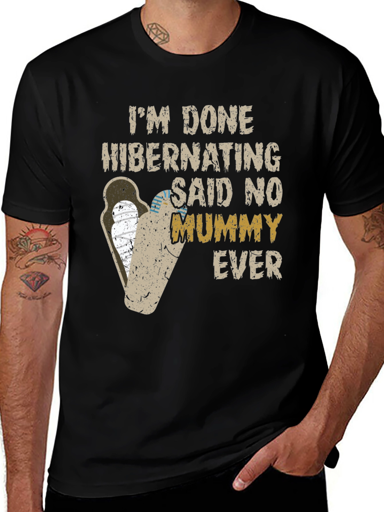 Variant 24 of I'm Done Hibernating Mummy T-Shirt