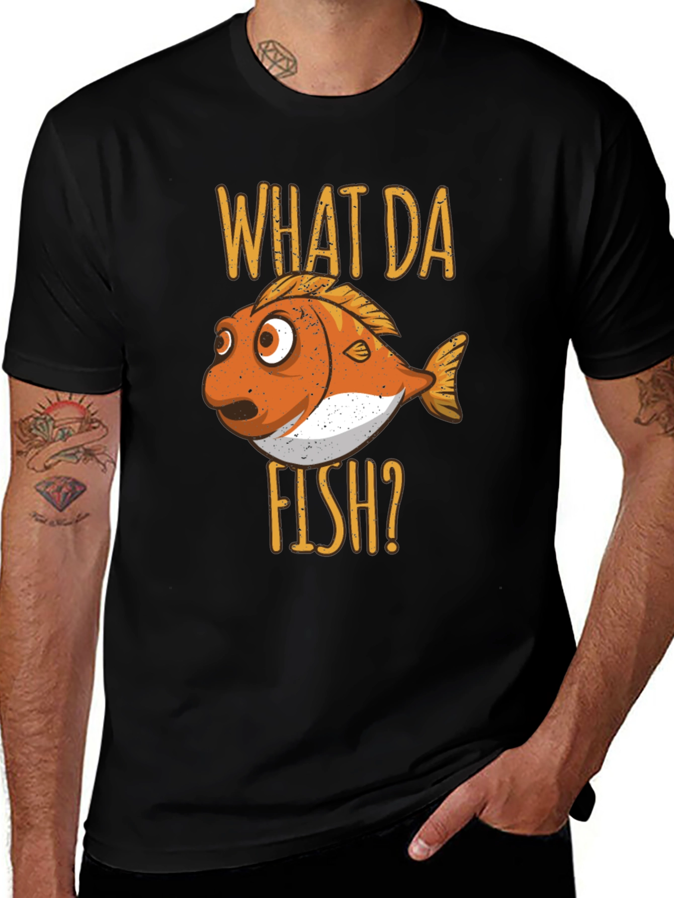 Variant 24 of What Da Fish? Graphic T-Shirt