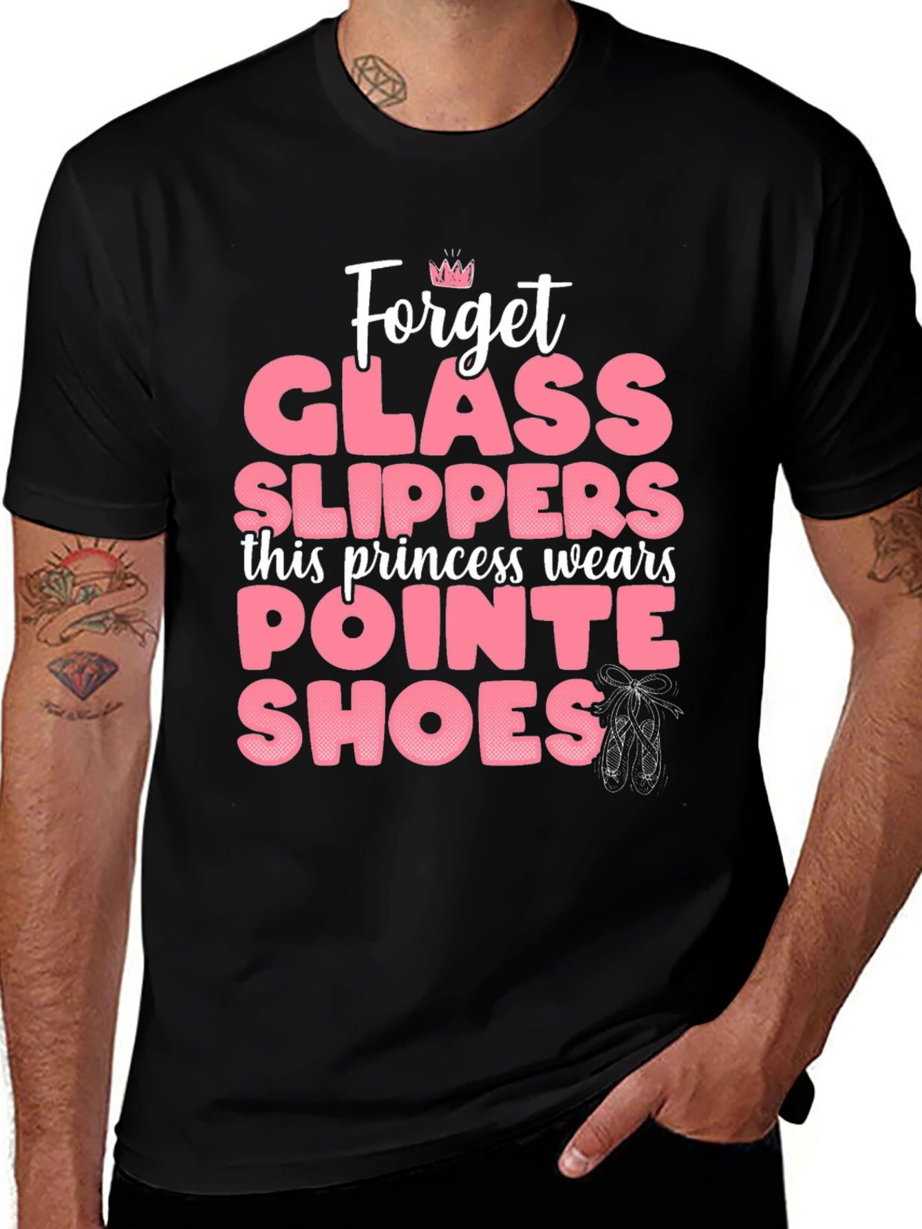 Variant 15 of Ballet Princess T-Shirt: Forget Glass Slippers!