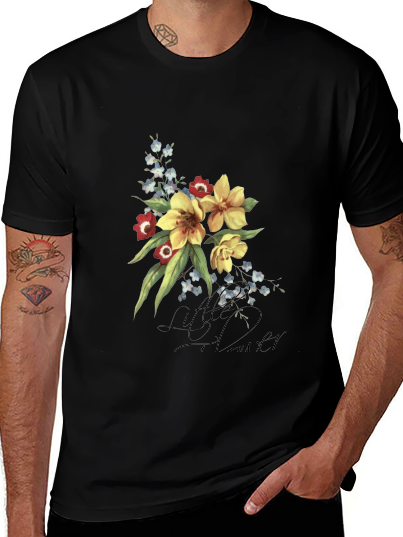 Variant 18 of Floral Bouquet Graphic T-Shirt