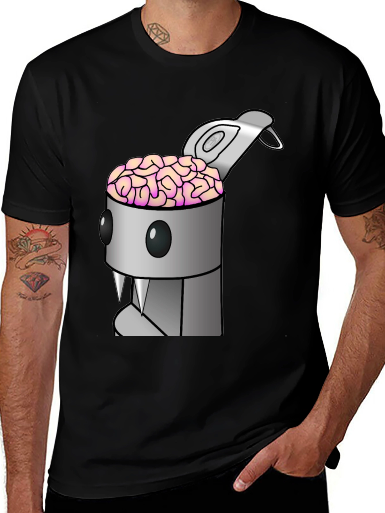 Variant 30 of Brain Food T-Shirt - Unique Graphic Tee