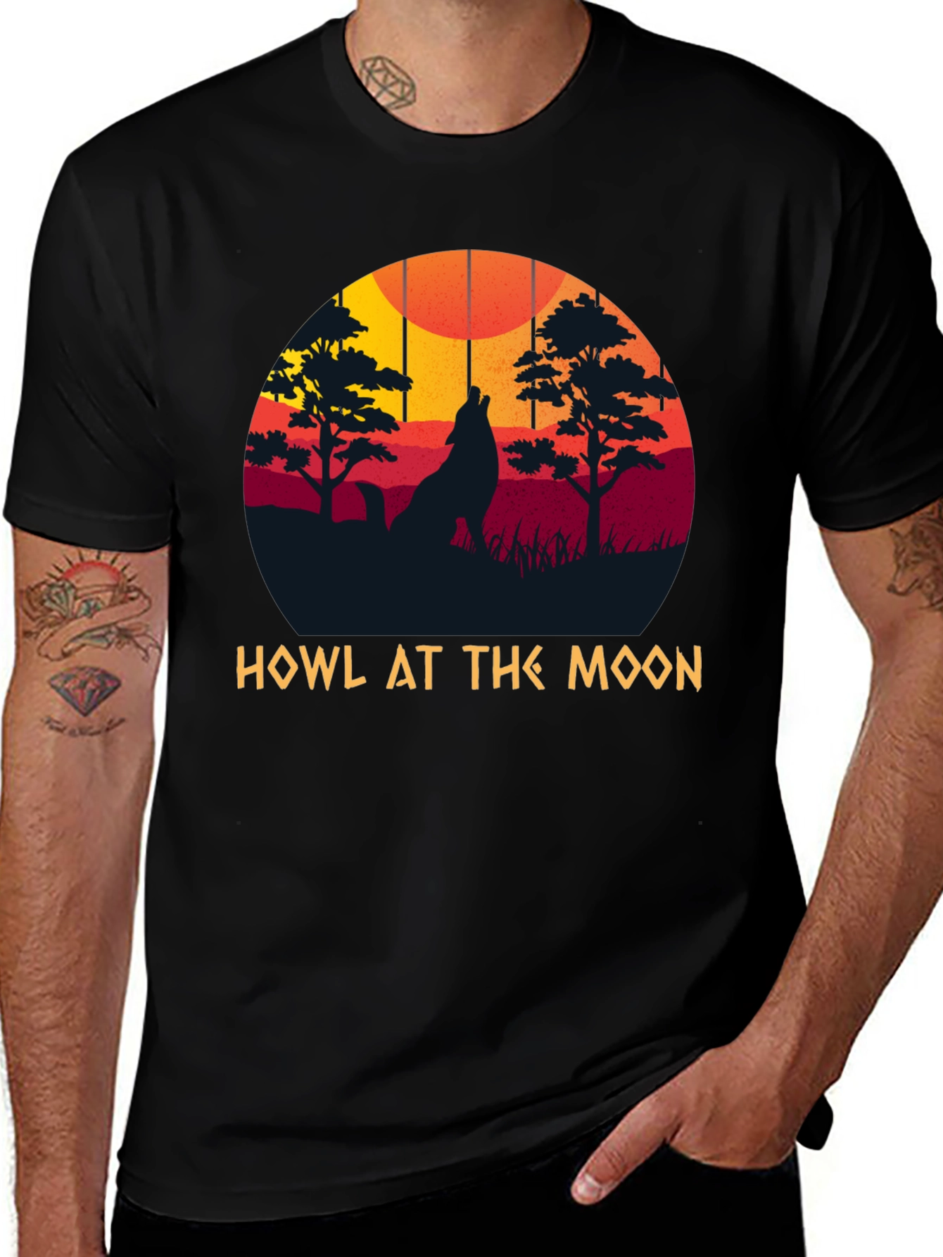 Variant 21 of Howl at the Moon Graphic Tee