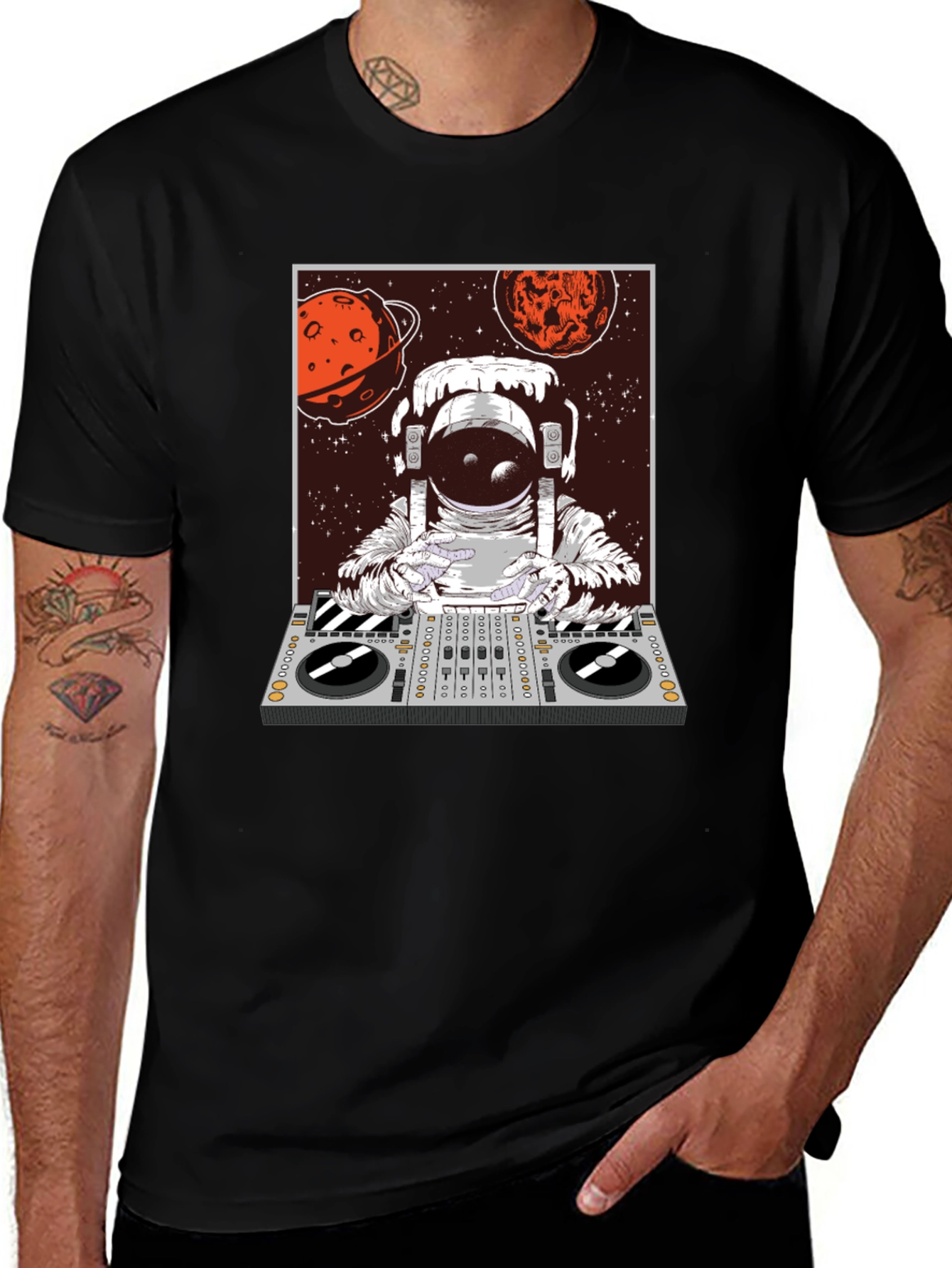 Variant 12 of DJ Astronaut Graphic Tee - Cosmic Sounds