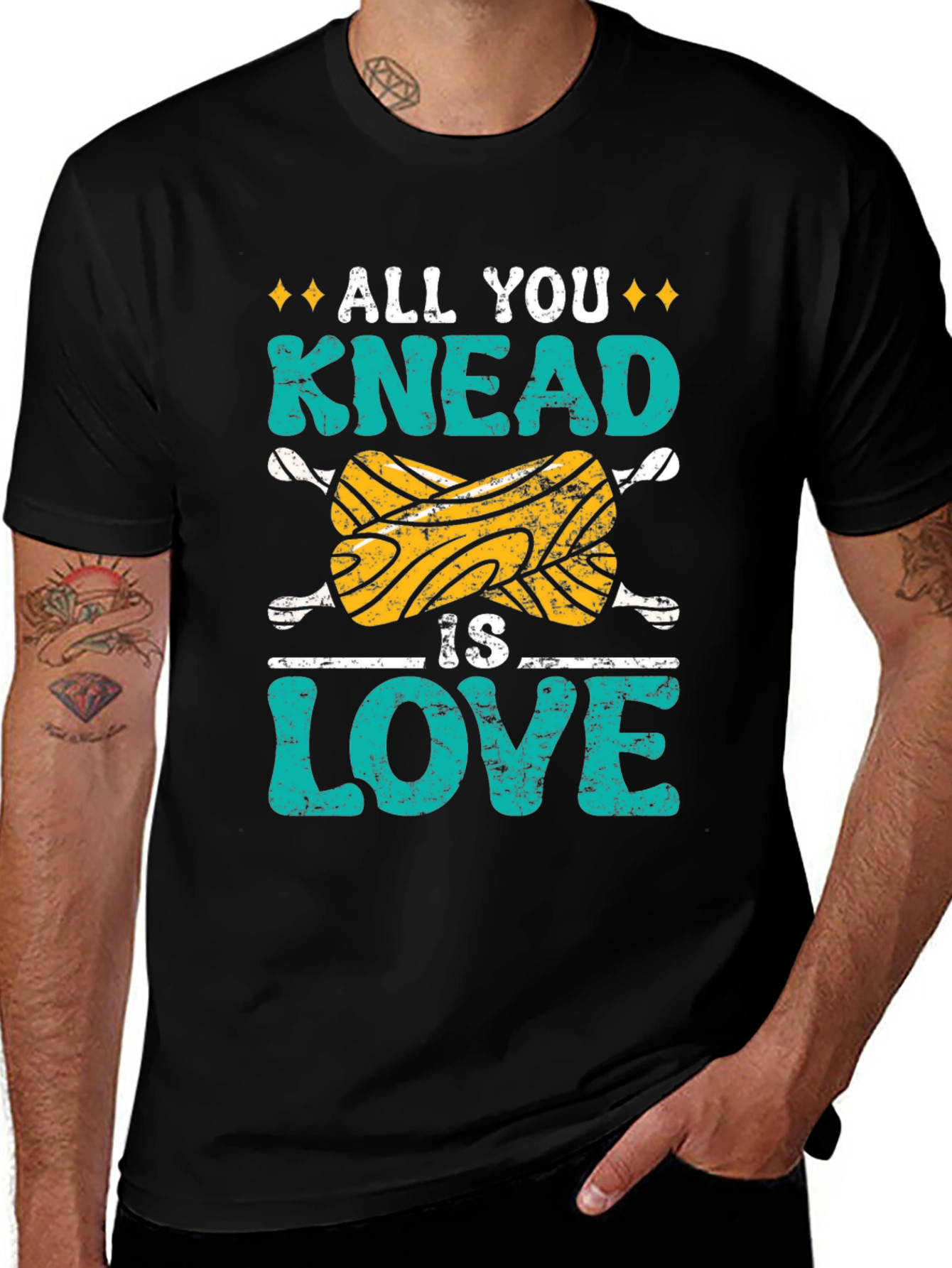 Variant 21 of All You Knead is Love T-Shirt - Baker Tee